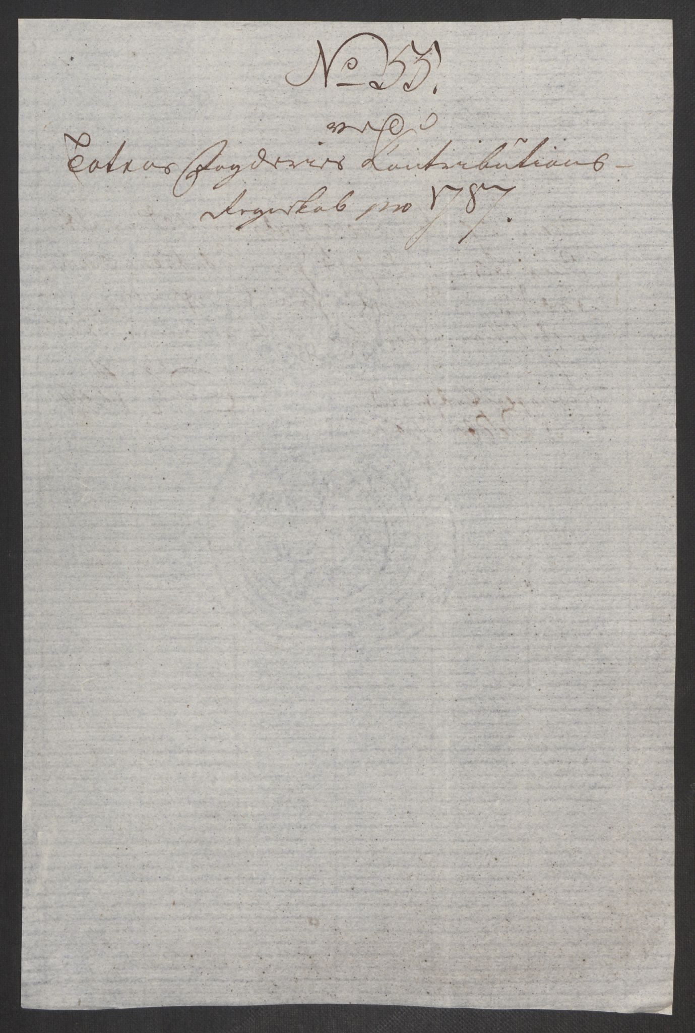 Rentekammeret inntil 1814, Reviderte regnskaper, Fogderegnskap, RA/EA-4092/R19/L1374: Fogderegnskap Toten, Hadeland og Vardal, 1787, s. 187