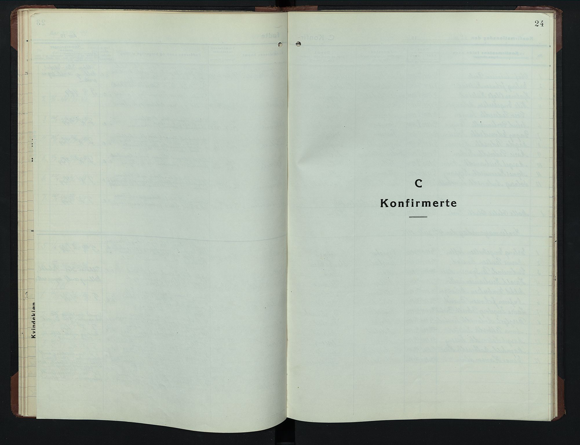 Sollia prestekontor, SAH/PREST-050/H/Ha/Hab/L0003: Klokkerbok nr. 3, 1914-1949, s. 24