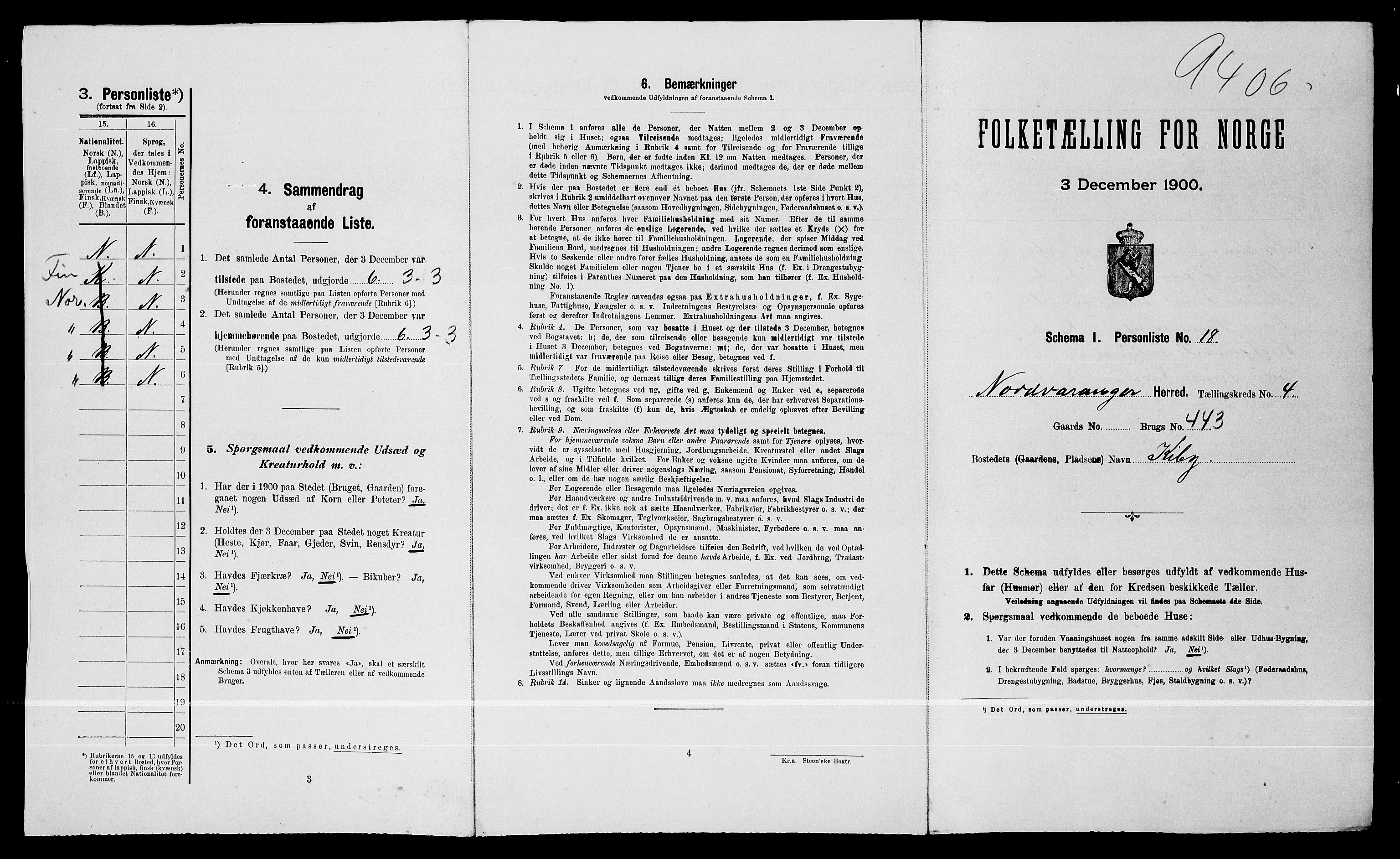 SATØ, Folketelling 1900 for 2029 Nord-Varanger herred, 1900, s. 289