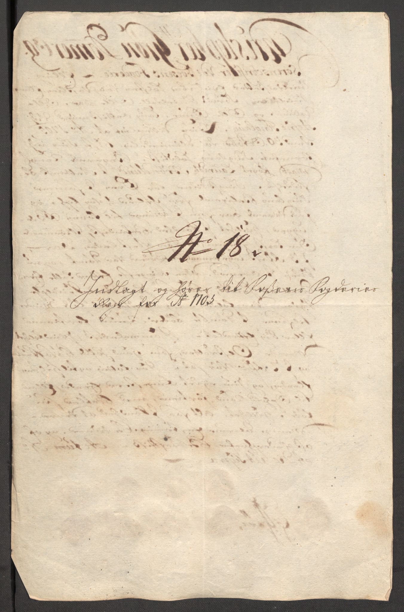 Rentekammeret inntil 1814, Reviderte regnskaper, Fogderegnskap, AV/RA-EA-4092/R57/L3856: Fogderegnskap Fosen, 1704-1705, s. 350