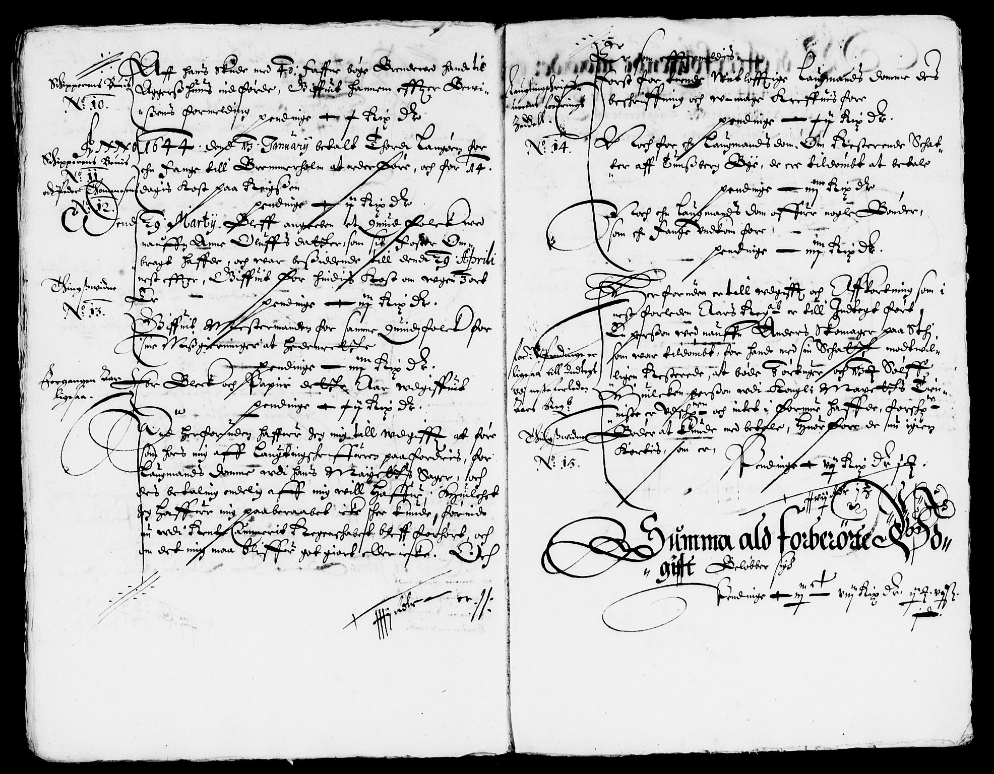 Rentekammeret inntil 1814, Reviderte regnskaper, Lensregnskaper, AV/RA-EA-5023/R/Rb/Rbo/L0024: Tønsberg len, 1642-1644
