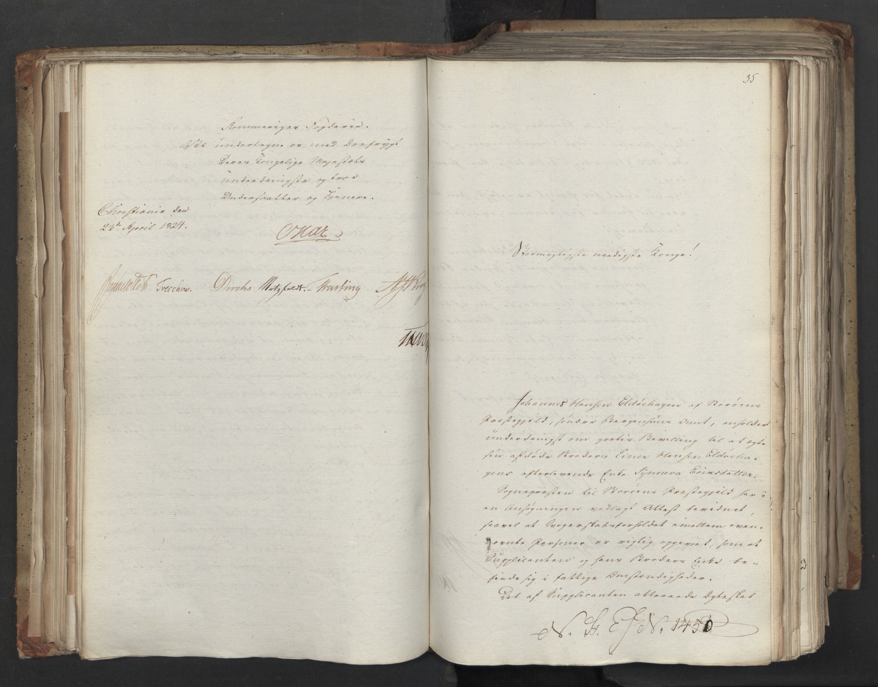 Statsrådsavdelingen i Stockholm, AV/RA-S-1003/D/Da/L0038: Regjeringsinnstillinger nr. 1404-1660, 1824, s. 112