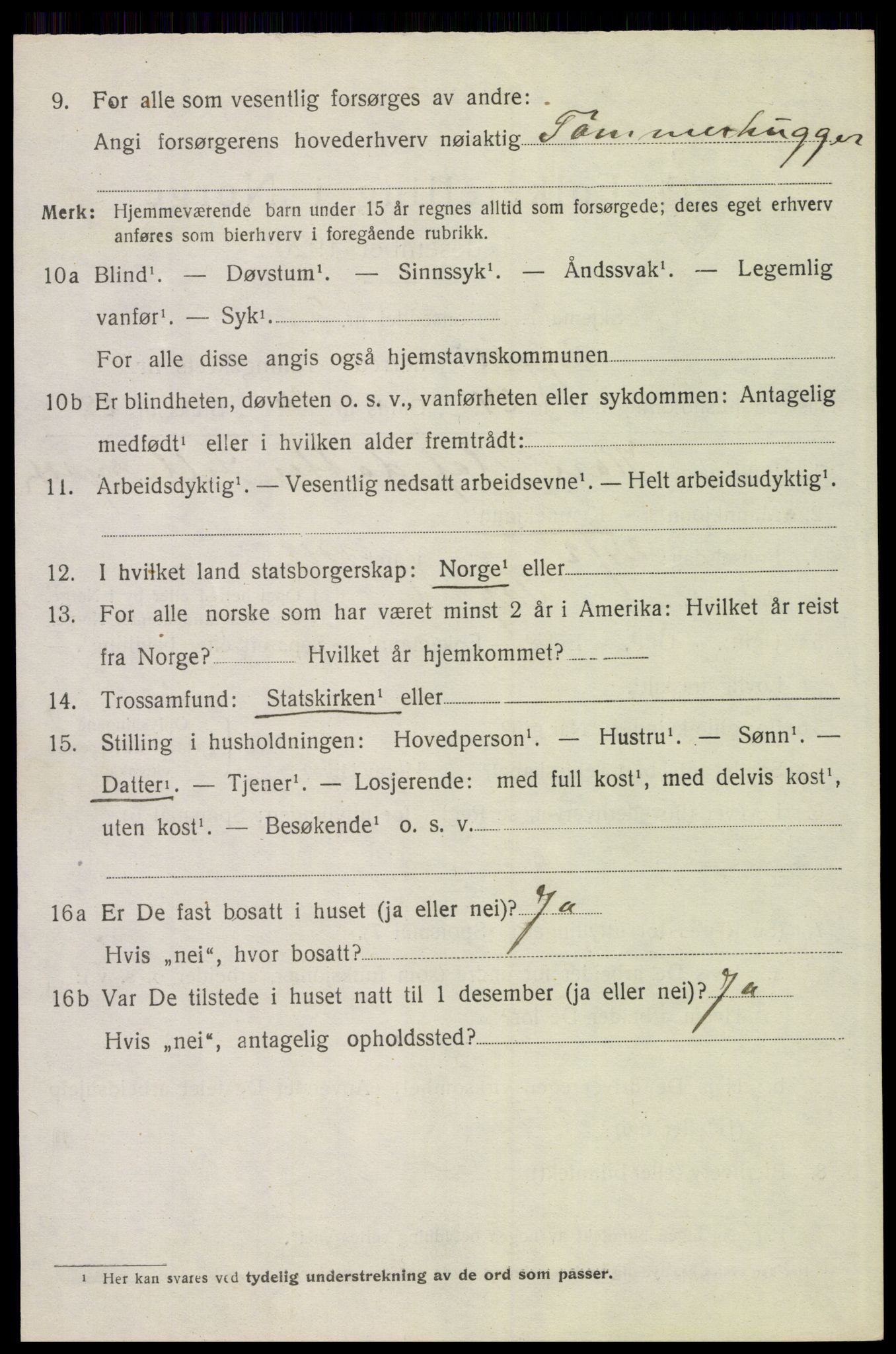 SAH, Folketelling 1920 for 0428 Trysil herred, 1920, s. 6524