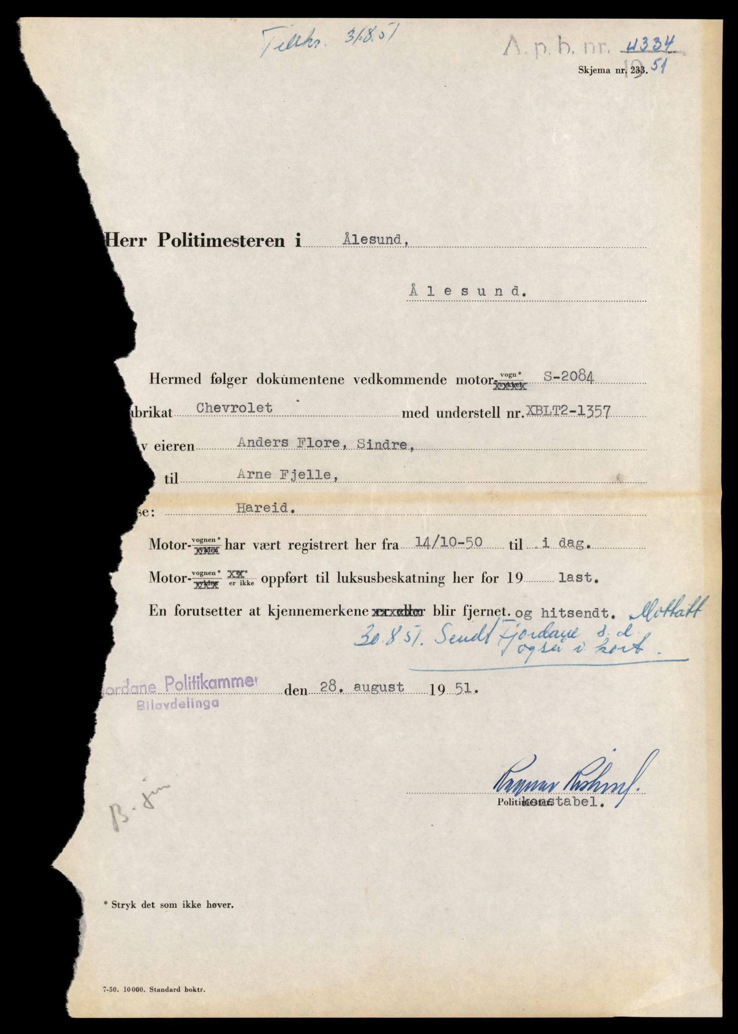 Møre og Romsdal vegkontor - Ålesund trafikkstasjon, AV/SAT-A-4099/F/Fe/L0034: Registreringskort for kjøretøy T 12500 - T 12652, 1927-1998, s. 1140