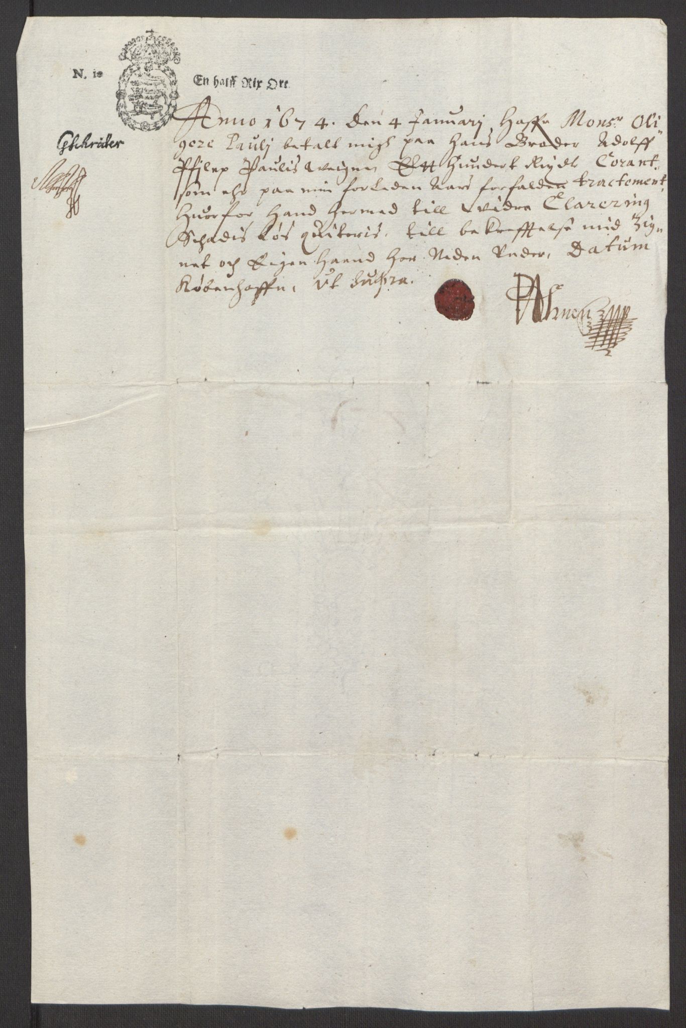 Rentekammeret inntil 1814, Reviderte regnskaper, Fogderegnskap, RA/EA-4092/R35/L2061: Fogderegnskap Øvre og Nedre Telemark, 1673-1674, s. 217