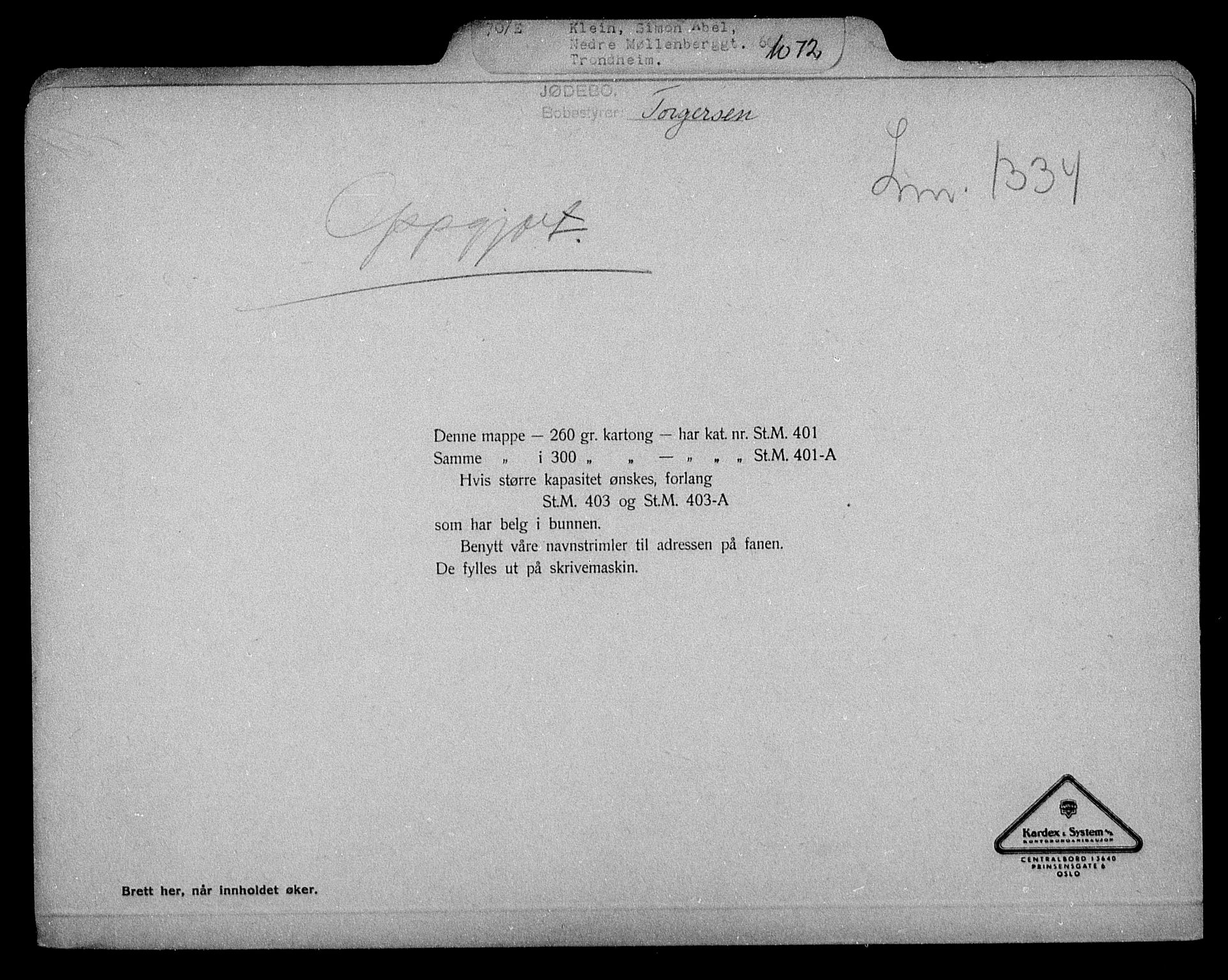 Justisdepartementet, Tilbakeføringskontoret for inndratte formuer, AV/RA-S-1564/H/Hc/Hca/L0902: --, 1945-1947, s. 292