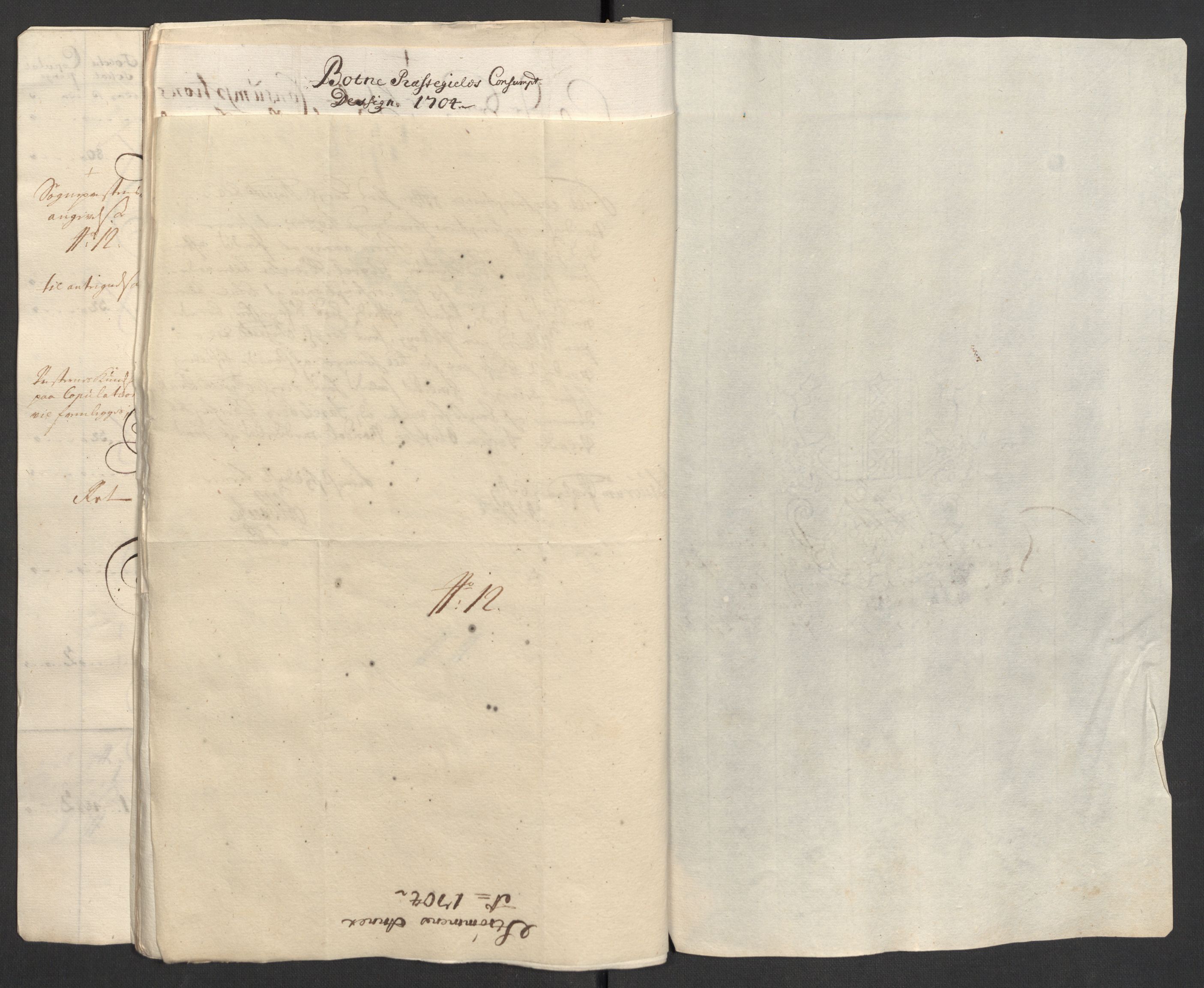 Rentekammeret inntil 1814, Reviderte regnskaper, Fogderegnskap, AV/RA-EA-4092/R32/L1871: Fogderegnskap Jarlsberg grevskap, 1703-1705, s. 281