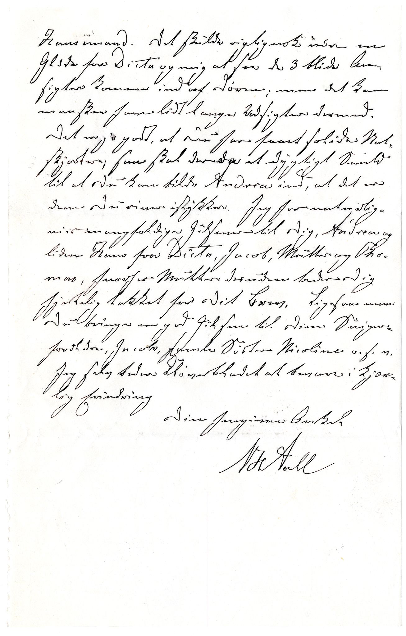 Diderik Maria Aalls brevsamling, NF/Ark-1023/F/L0001: D.M. Aalls brevsamling. A - B, 1738-1889, s. 284