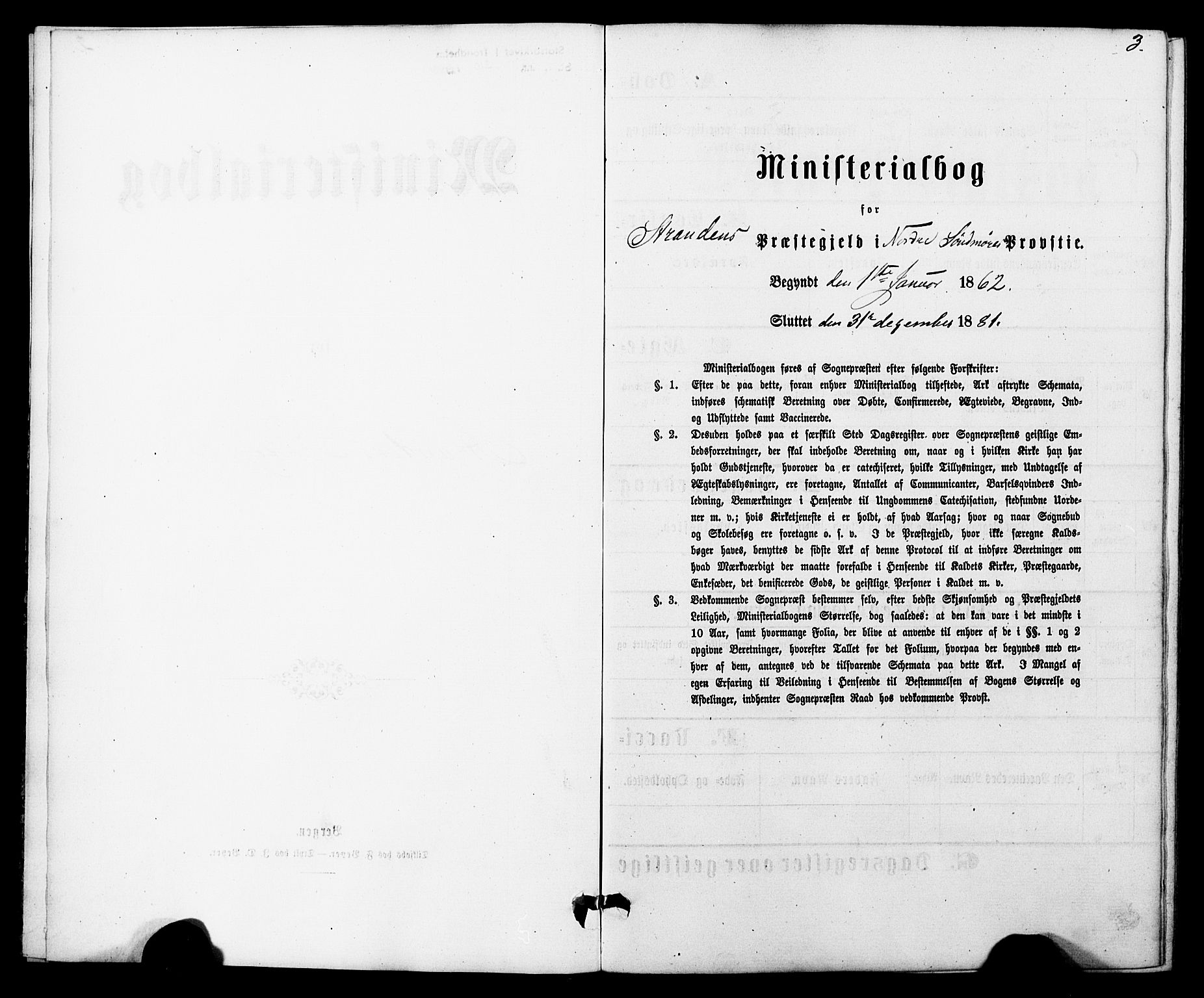 Ministerialprotokoller, klokkerbøker og fødselsregistre - Møre og Romsdal, SAT/A-1454/520/L0282: Ministerialbok nr. 520A11, 1862-1881, s. 3