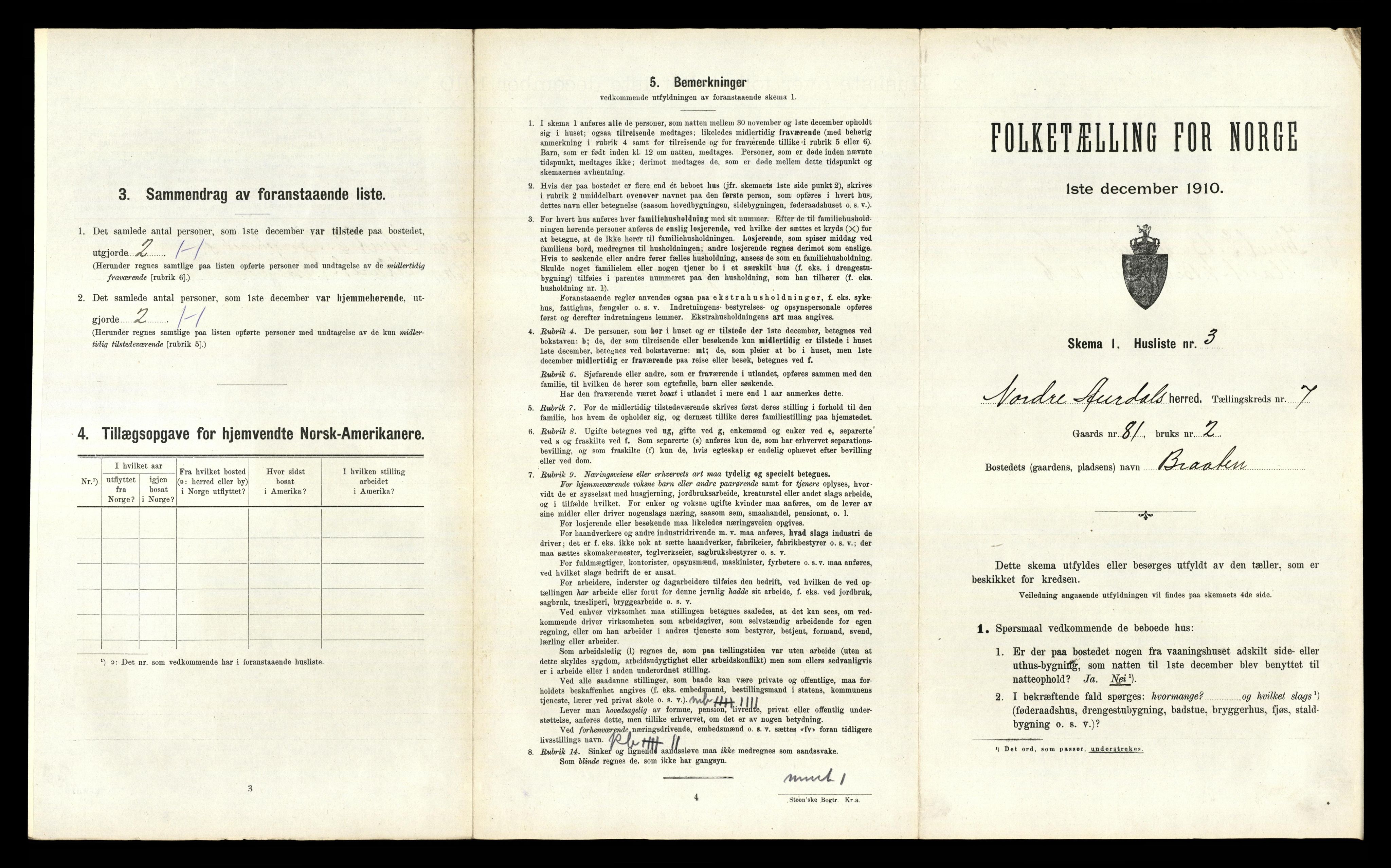 RA, Folketelling 1910 for 0542 Nord-Aurdal herred, 1910, s. 953