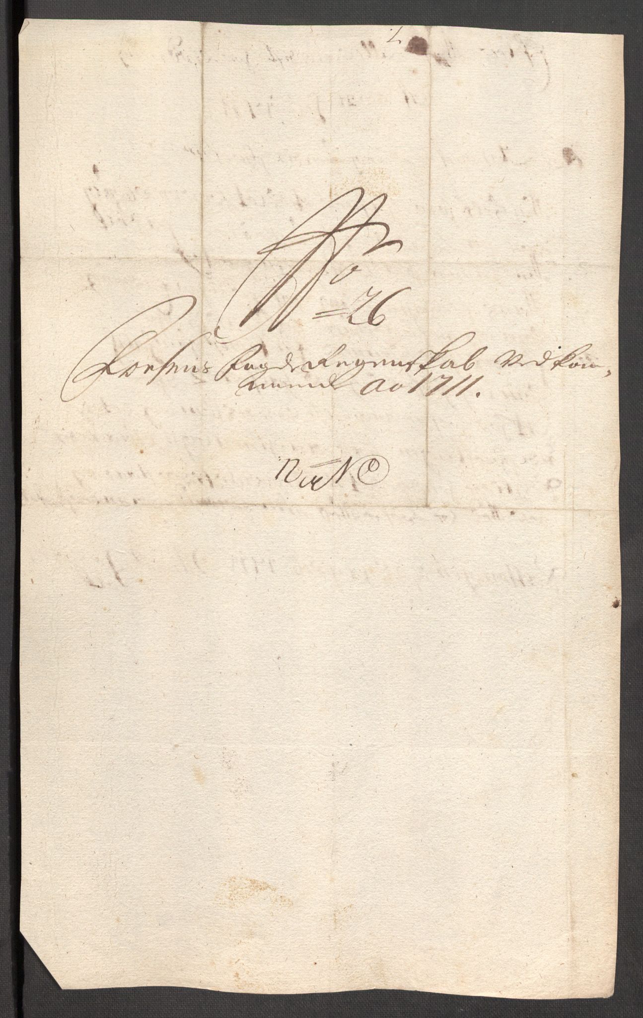 Rentekammeret inntil 1814, Reviderte regnskaper, Fogderegnskap, RA/EA-4092/R57/L3860: Fogderegnskap Fosen, 1711, s. 347