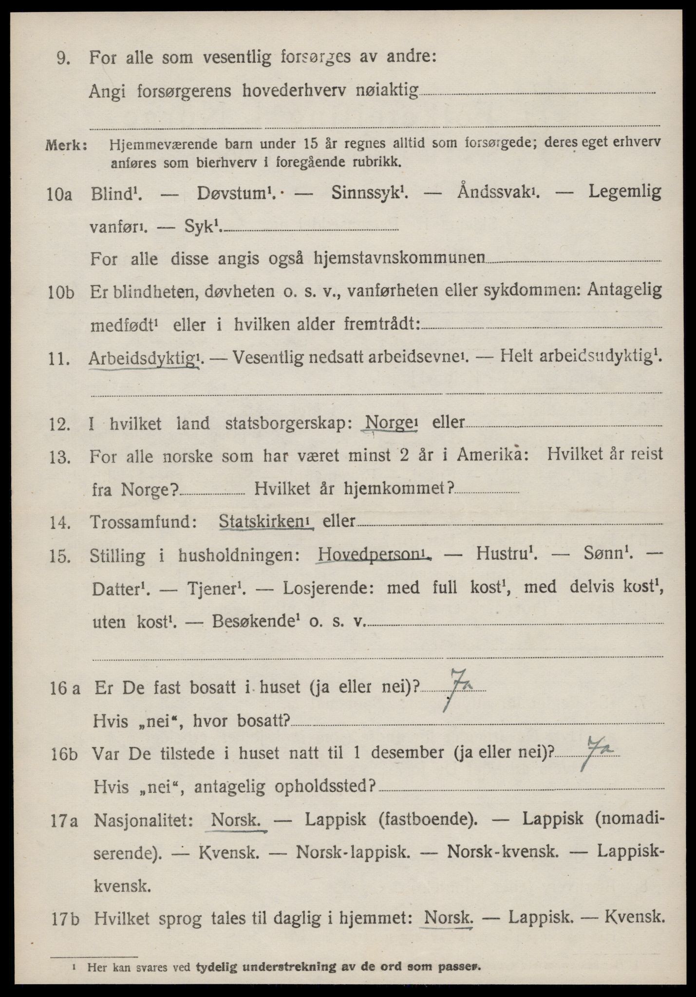 SAT, Folketelling 1920 for 1635 Rennebu herred, 1920, s. 2651