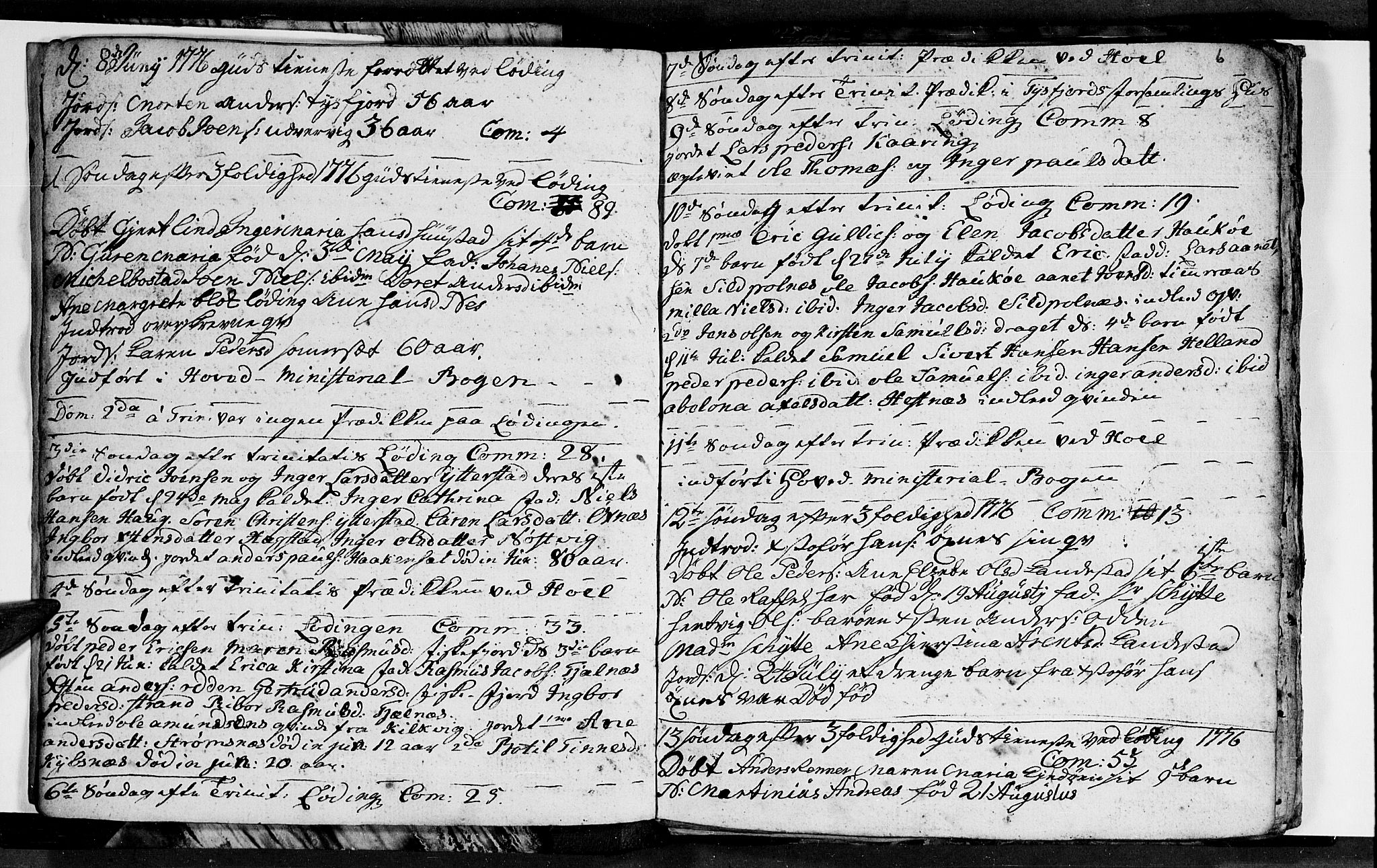 Ministerialprotokoller, klokkerbøker og fødselsregistre - Nordland, AV/SAT-A-1459/872/L1030: Ministerialbok nr. 872A05, 1775-1786, s. 6