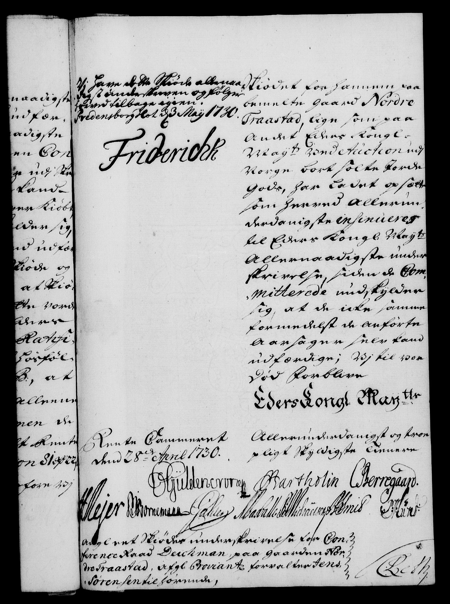 Rentekammeret, Kammerkanselliet, RA/EA-3111/G/Gf/Gfa/L0013: Norsk relasjons- og resolusjonsprotokoll (merket RK 52.13), 1730, s. 324
