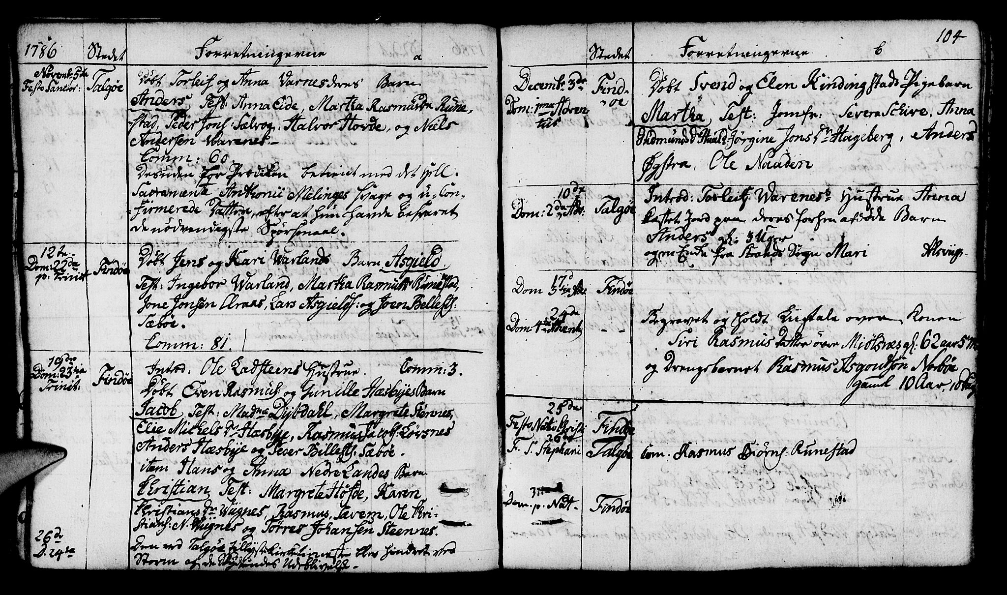 Finnøy sokneprestkontor, AV/SAST-A-101825/H/Ha/Haa/L0005: Ministerialbok nr. A 5, 1773-1816, s. 104