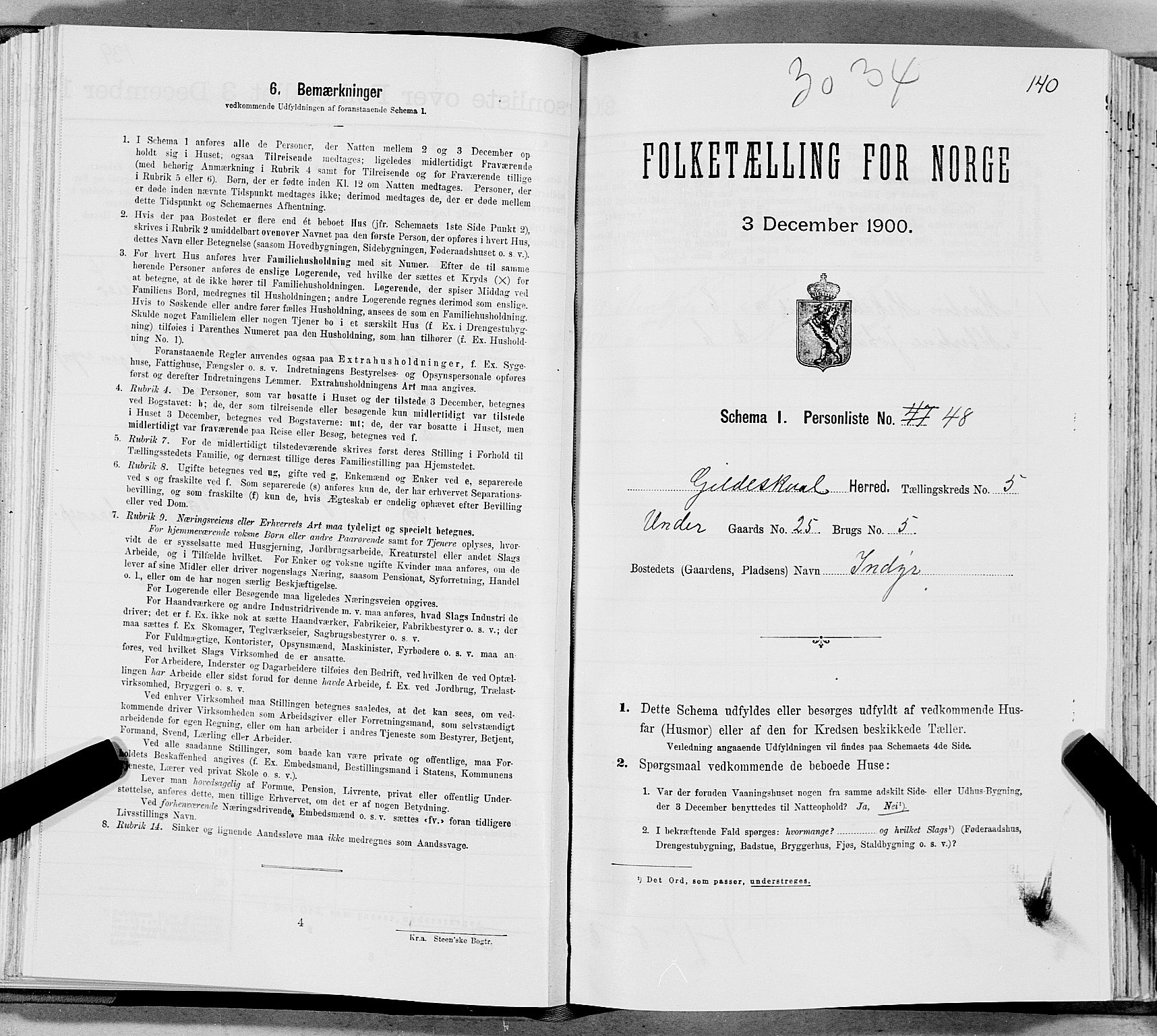 SAT, Folketelling 1900 for 1838 Gildeskål herred, 1900, s. 655