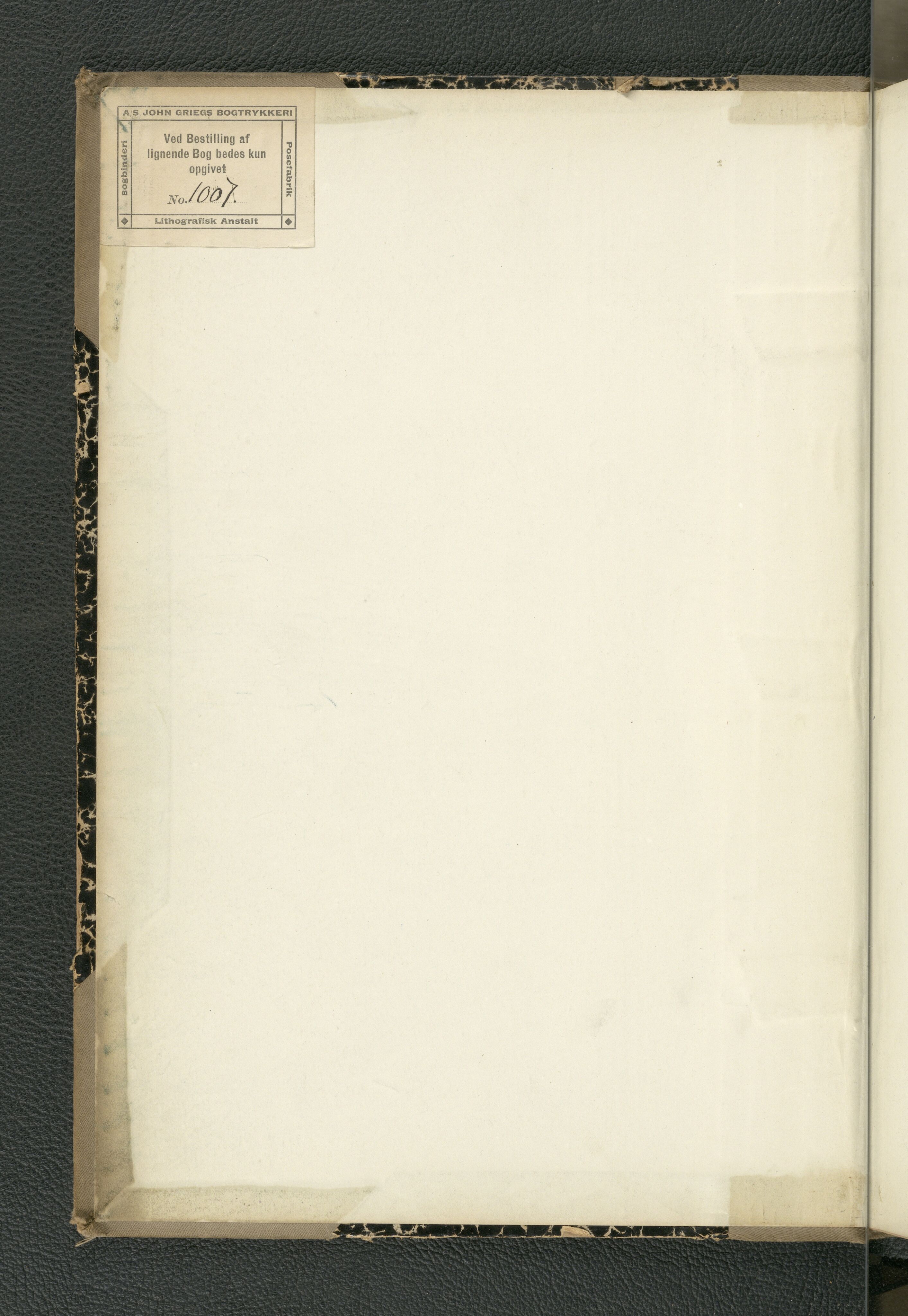 Bergen Sjømannsskole, BBA/A-2352/J/Je/L0002: Elevjournal for fisker- og losklassen, 1907-1925