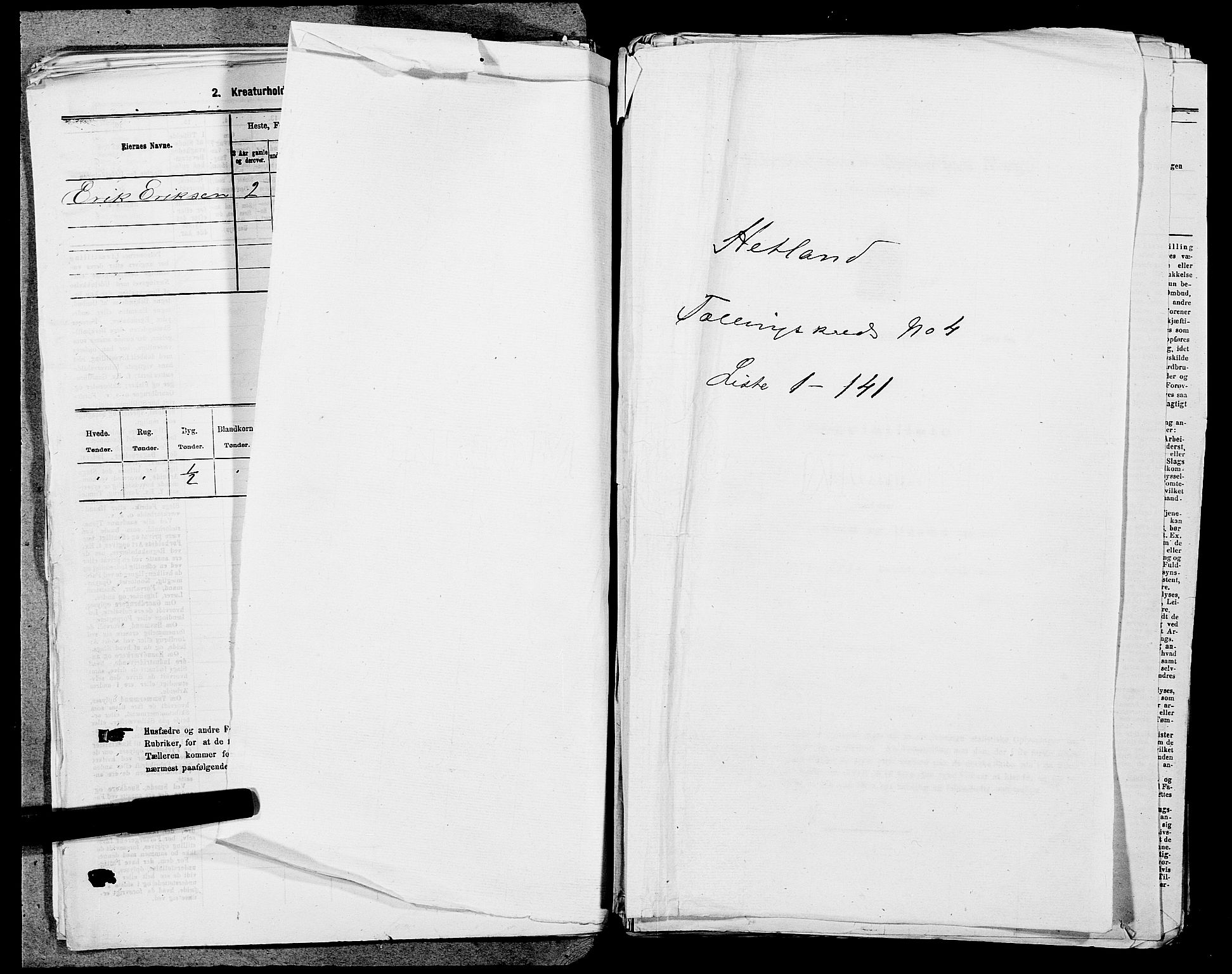 SAST, Folketelling 1875 for 1126P Hetland prestegjeld, 1875, s. 750