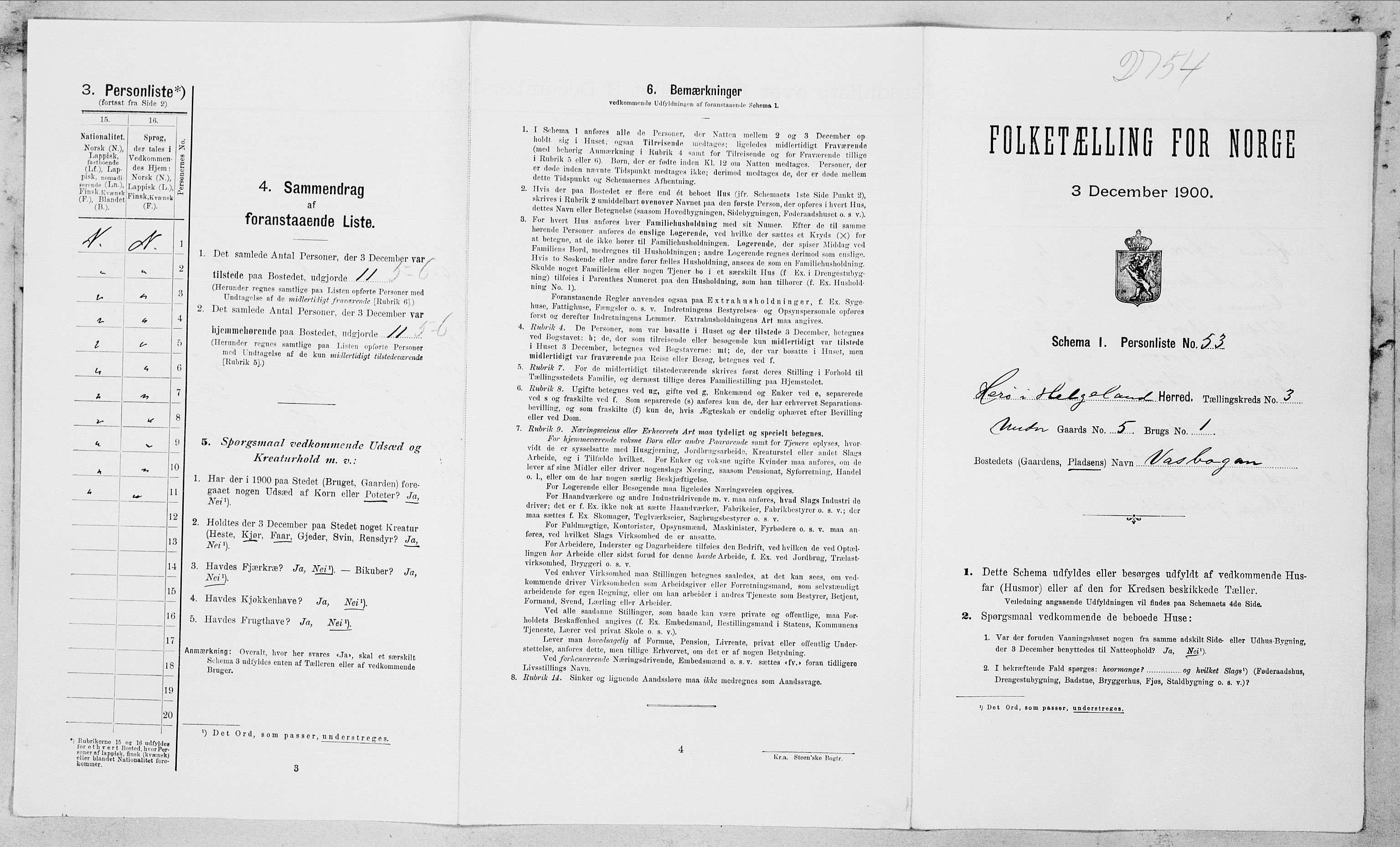 SAT, Folketelling 1900 for 1818 Herøy herred, 1900, s. 278