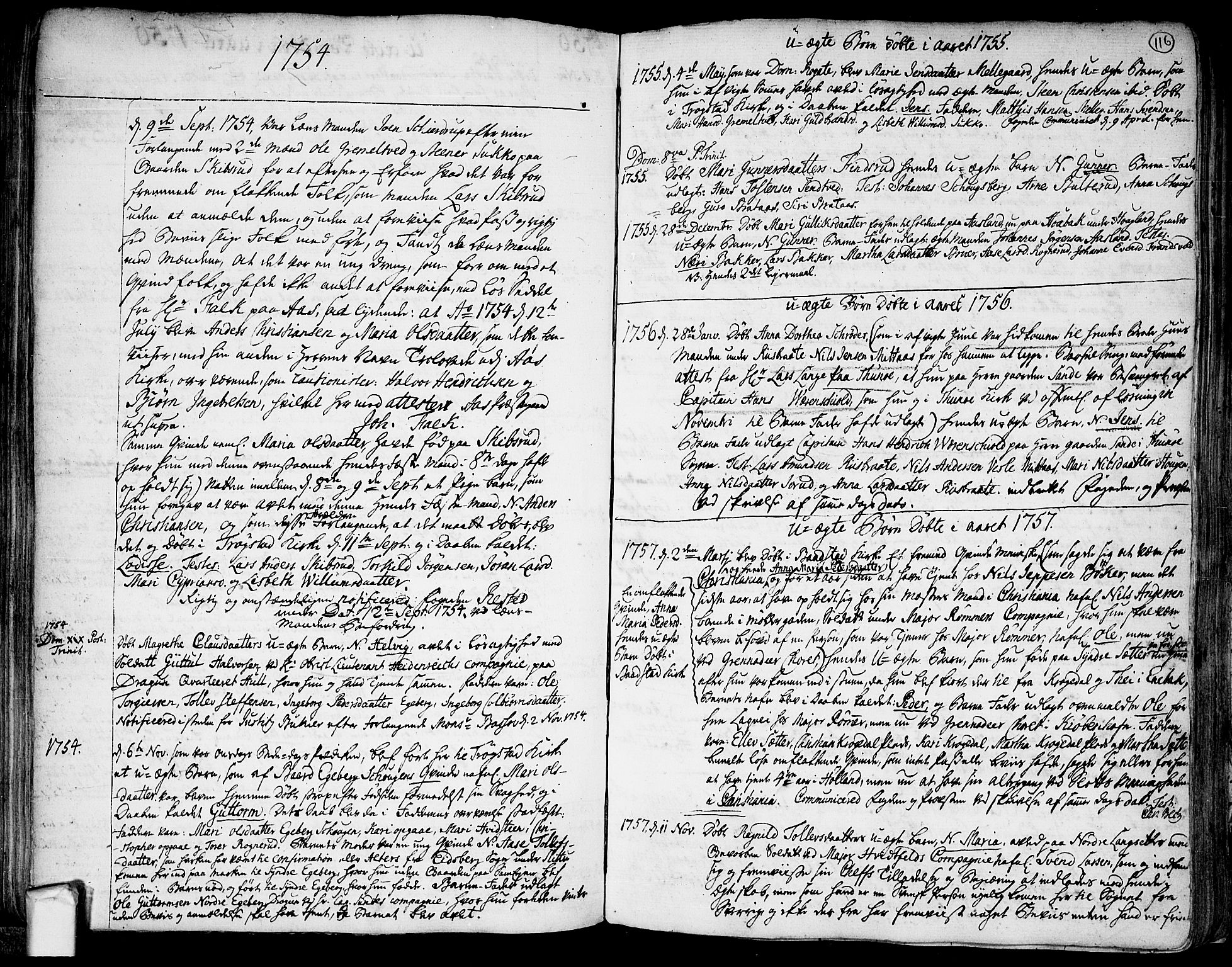 Trøgstad prestekontor Kirkebøker, AV/SAO-A-10925/F/Fa/L0004: Ministerialbok nr. I 4, 1750-1784, s. 116