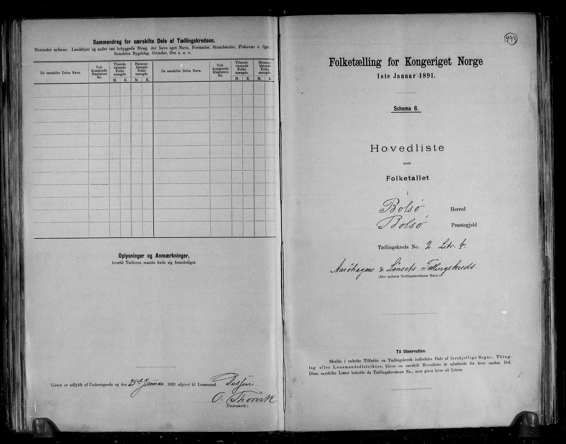 RA, Folketelling 1891 for 1544 Bolsøy herred, 1891, s. 11