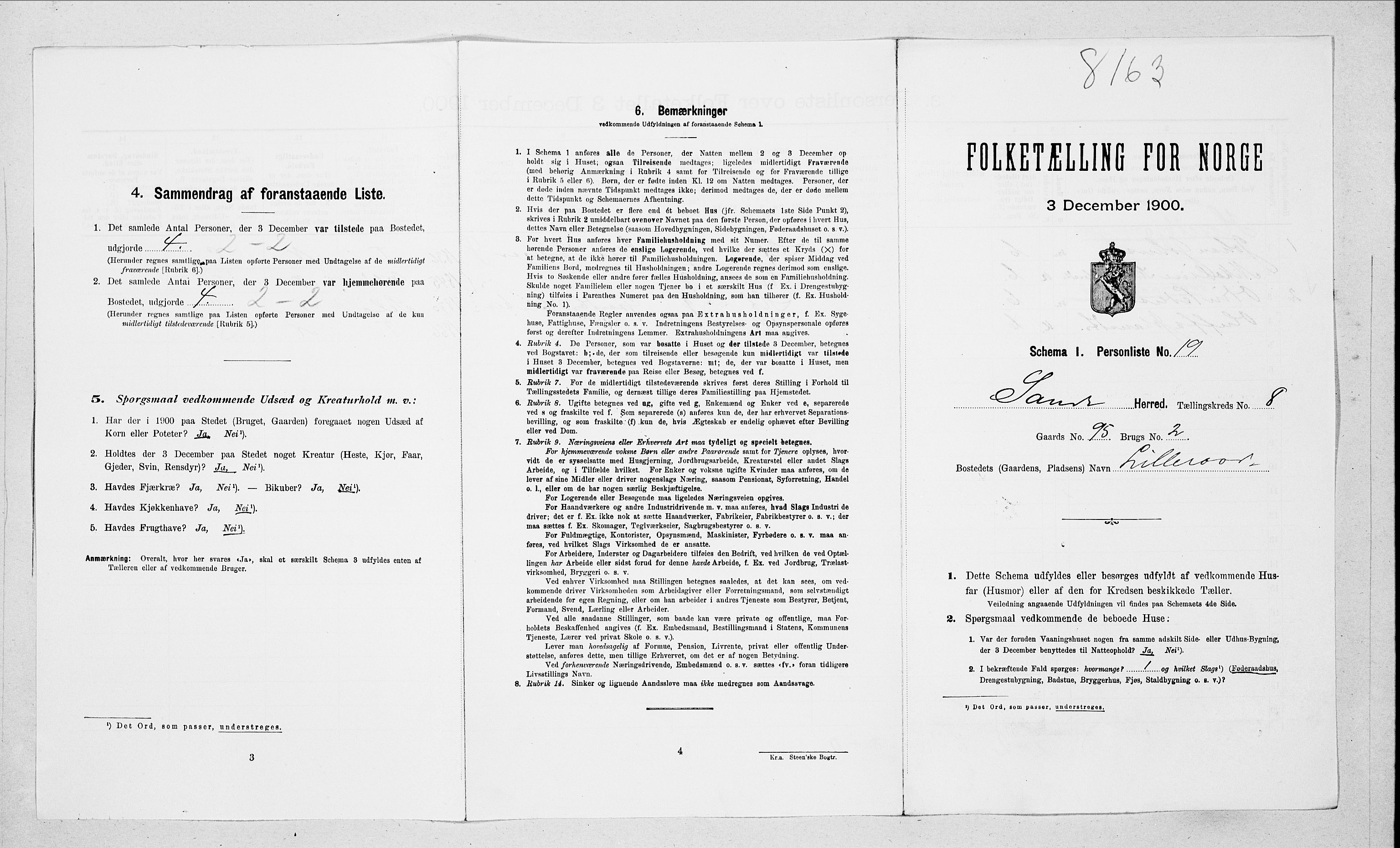SAT, Folketelling 1900 for 1514 Sande herred, 1900, s. 863