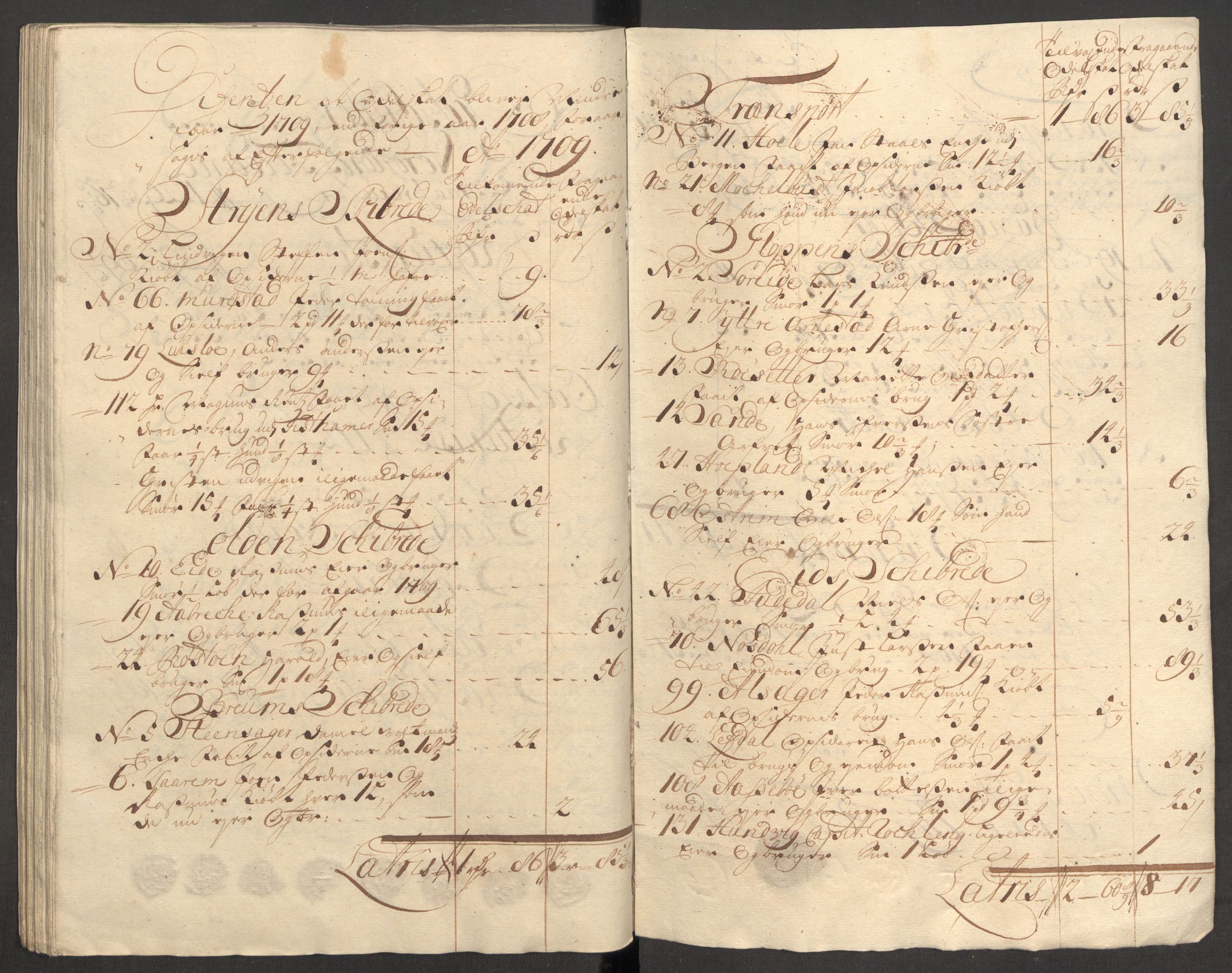 Rentekammeret inntil 1814, Reviderte regnskaper, Fogderegnskap, RA/EA-4092/R53/L3432: Fogderegnskap Sunn- og Nordfjord, 1709, s. 146