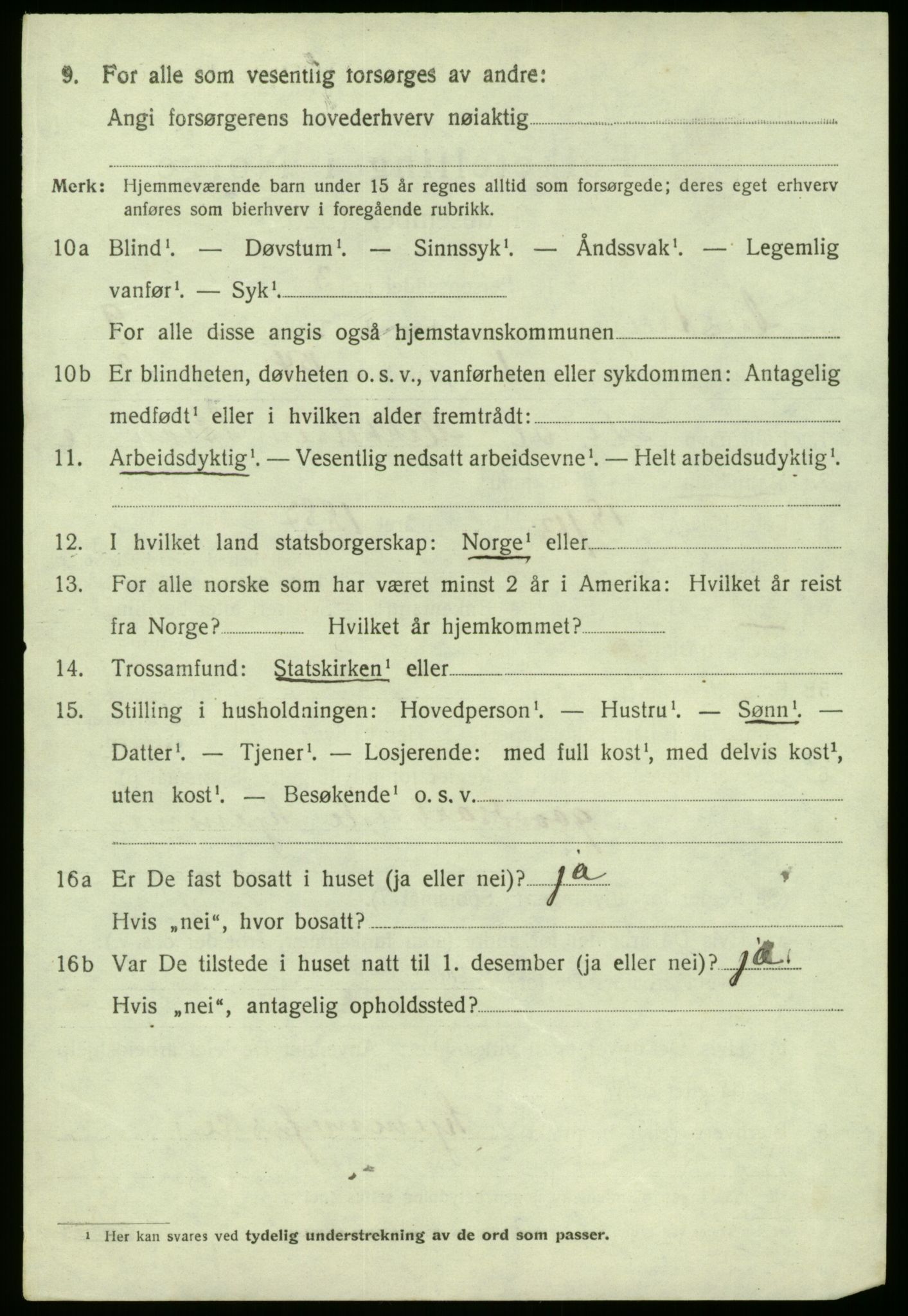 SAB, Folketelling 1920 for 1264 Austrheim herred, 1920, s. 3201