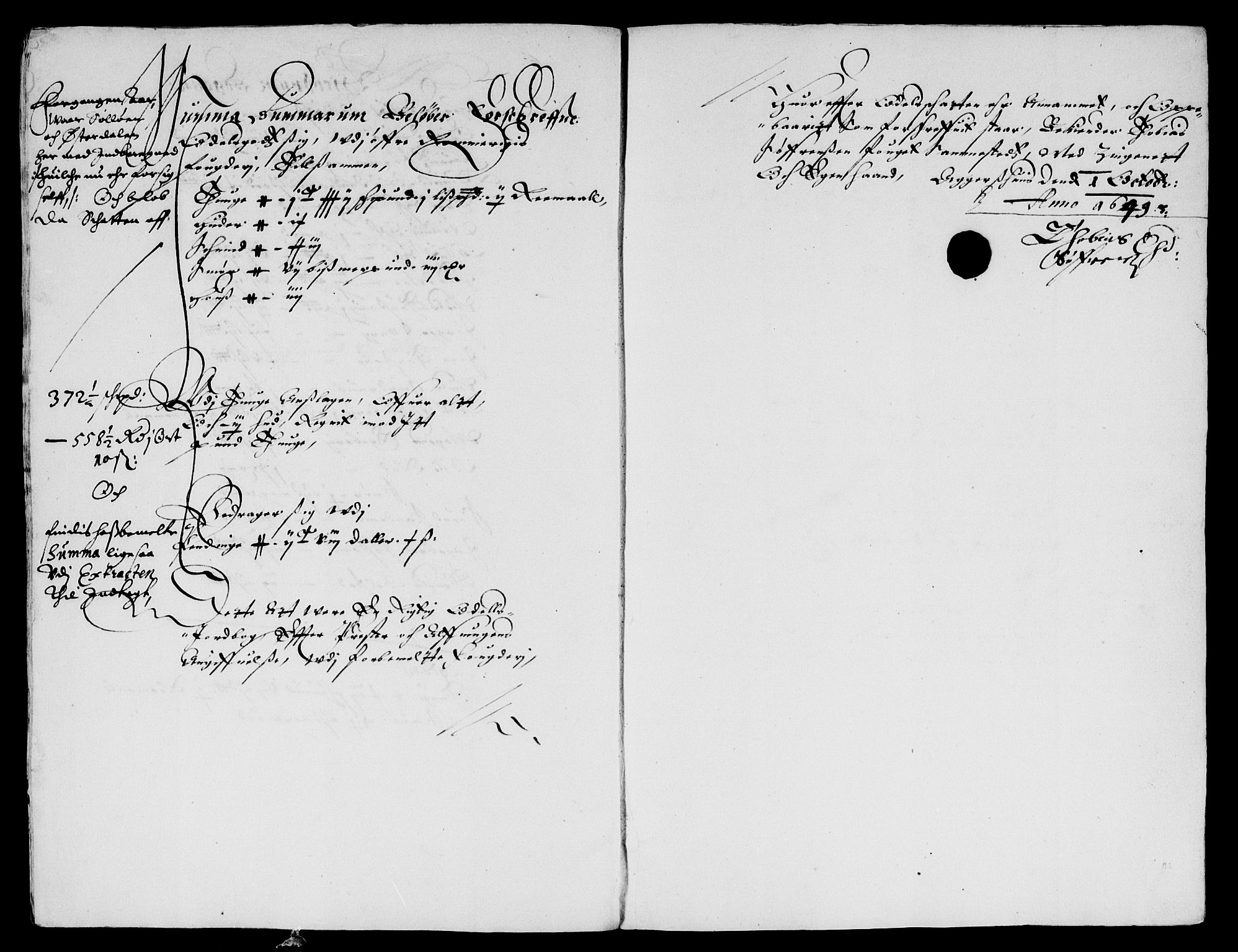 Rentekammeret inntil 1814, Reviderte regnskaper, Lensregnskaper, RA/EA-5023/R/Rb/Rba/L0200: Akershus len, 1643-1651