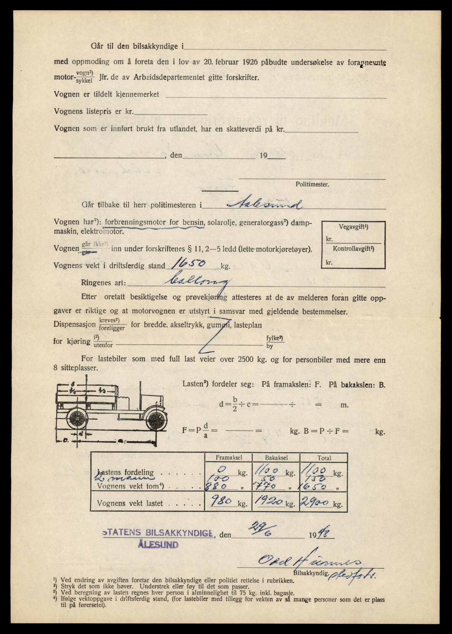 Møre og Romsdal vegkontor - Ålesund trafikkstasjon, AV/SAT-A-4099/F/Fe/L0034: Registreringskort for kjøretøy T 12500 - T 12652, 1927-1998, s. 827