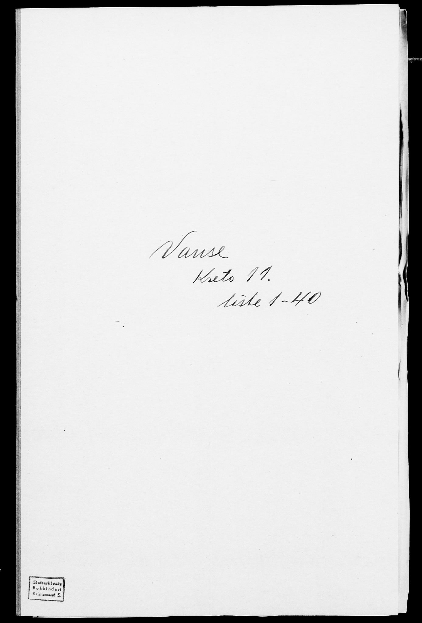 SAK, Folketelling 1875 for 1041L Vanse prestegjeld, Vanse sokn og Farsund landsokn, 1875, s. 1985