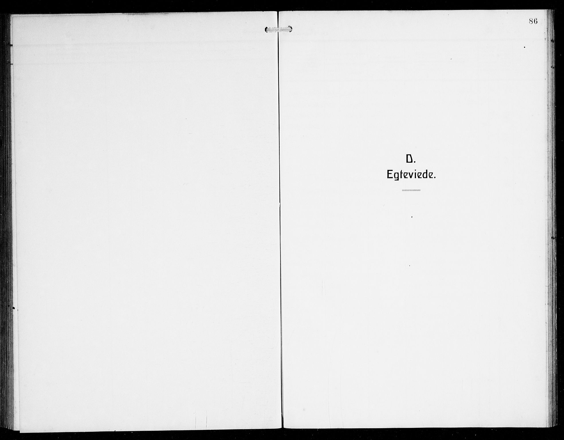 Herdla Sokneprestembete, AV/SAB-A-75701/H/Hab: Klokkerbok nr. B 1, 1909-1929, s. 86