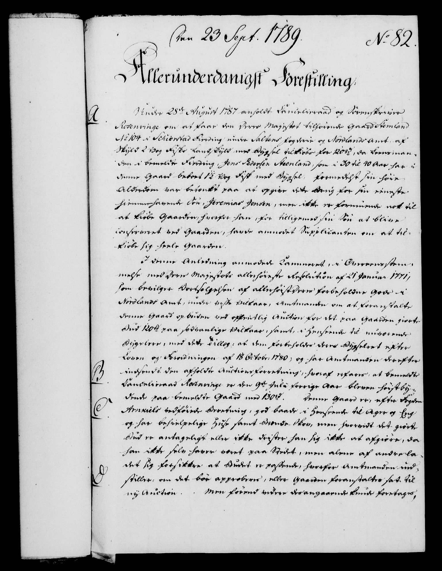 Rentekammeret, Kammerkanselliet, RA/EA-3111/G/Gf/Gfa/L0071: Norsk relasjons- og resolusjonsprotokoll (merket RK 52.71), 1789, s. 451