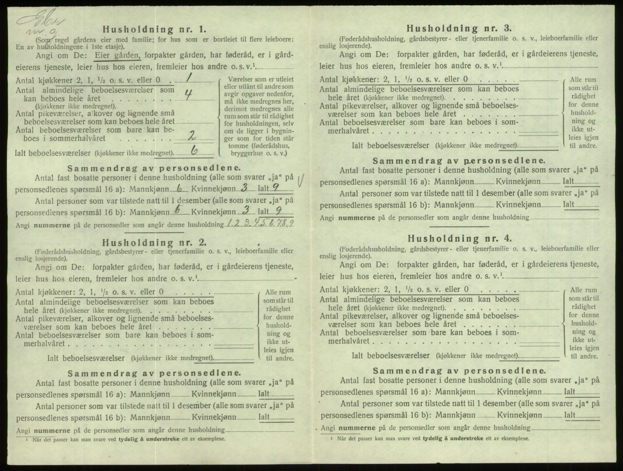 SAB, Folketelling 1920 for 1443 Eid herred, 1920, s. 1114