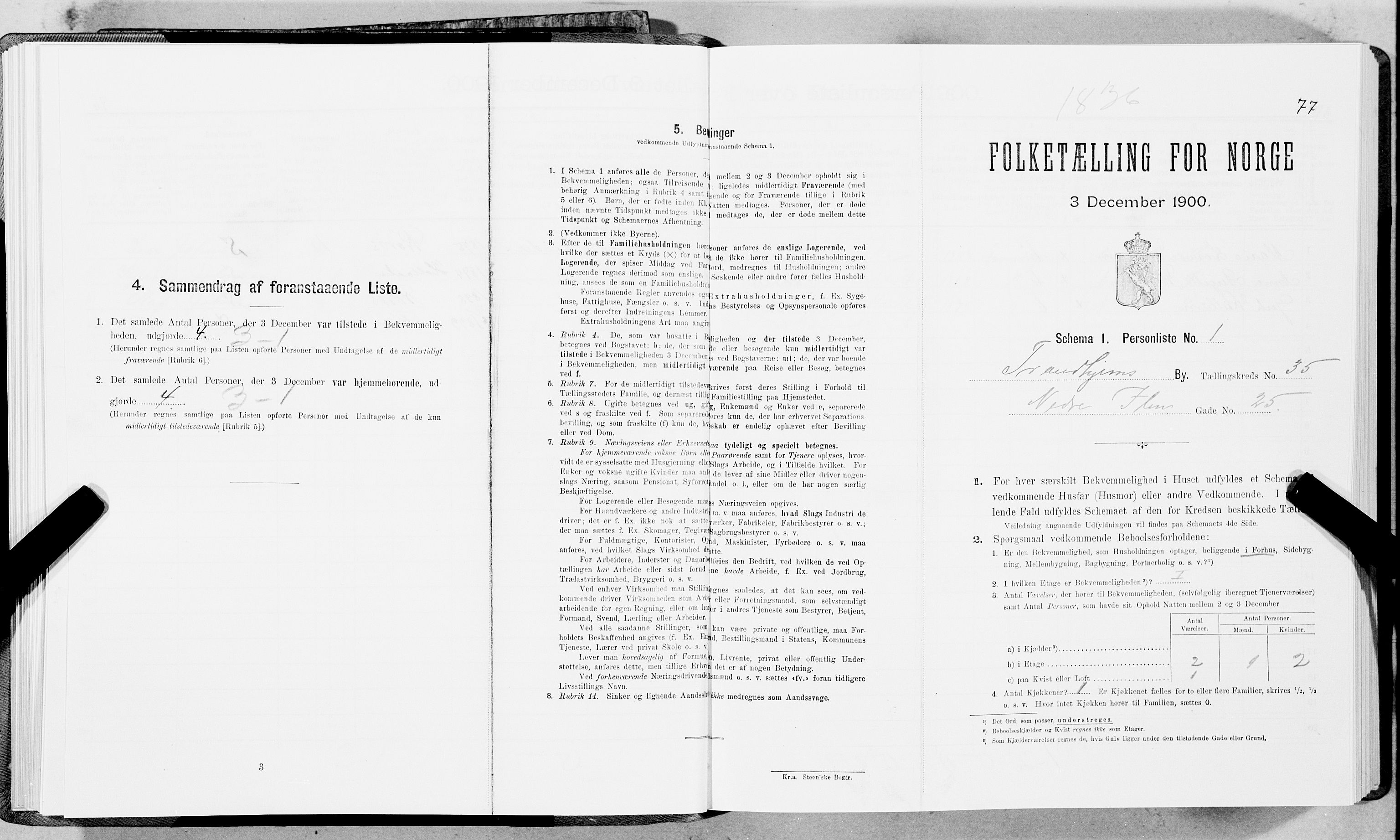 SAT, Folketelling 1900 for 1601 Trondheim kjøpstad, 1900, s. 5841