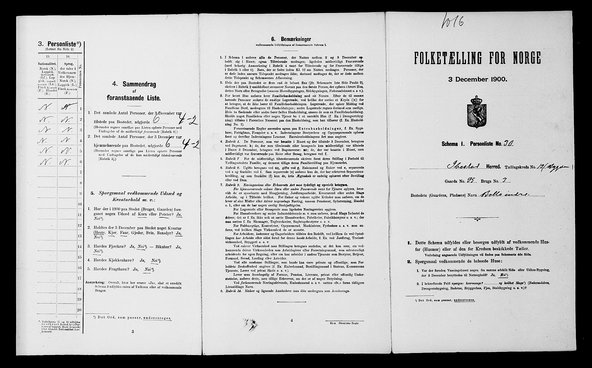 SATØ, Folketelling 1900 for 1917 Ibestad herred, 1900, s. 1713