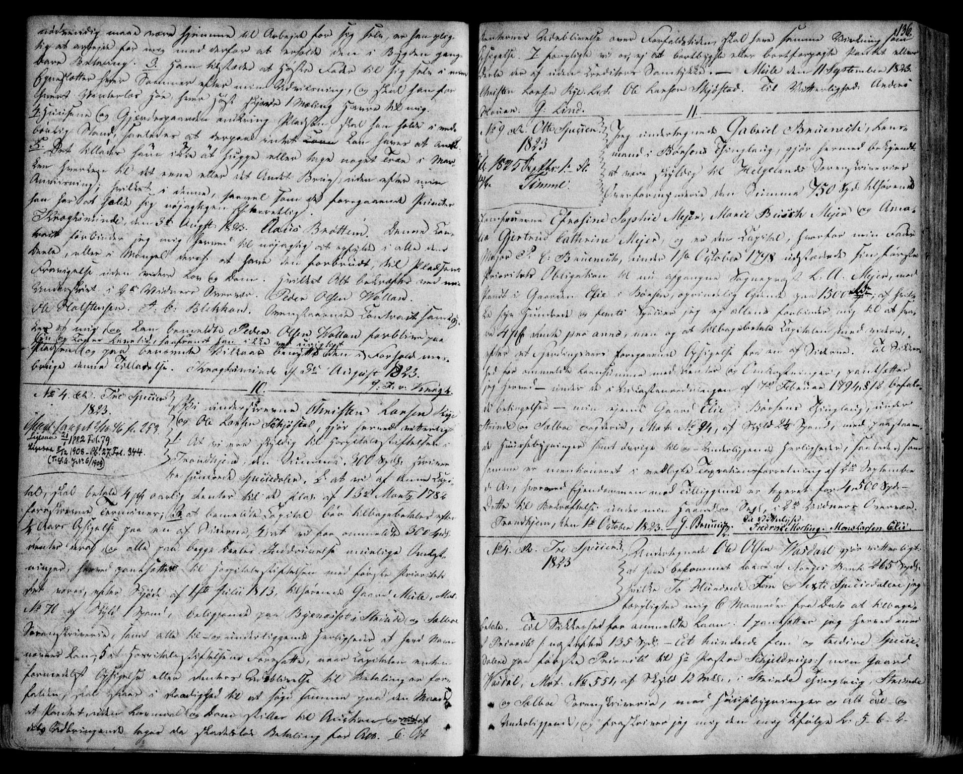 Strinda og Selbu sorenskriveri, SAT/A-0015/2/2C/L0007: Pantebok nr. 6, 1822-1827, s. 136