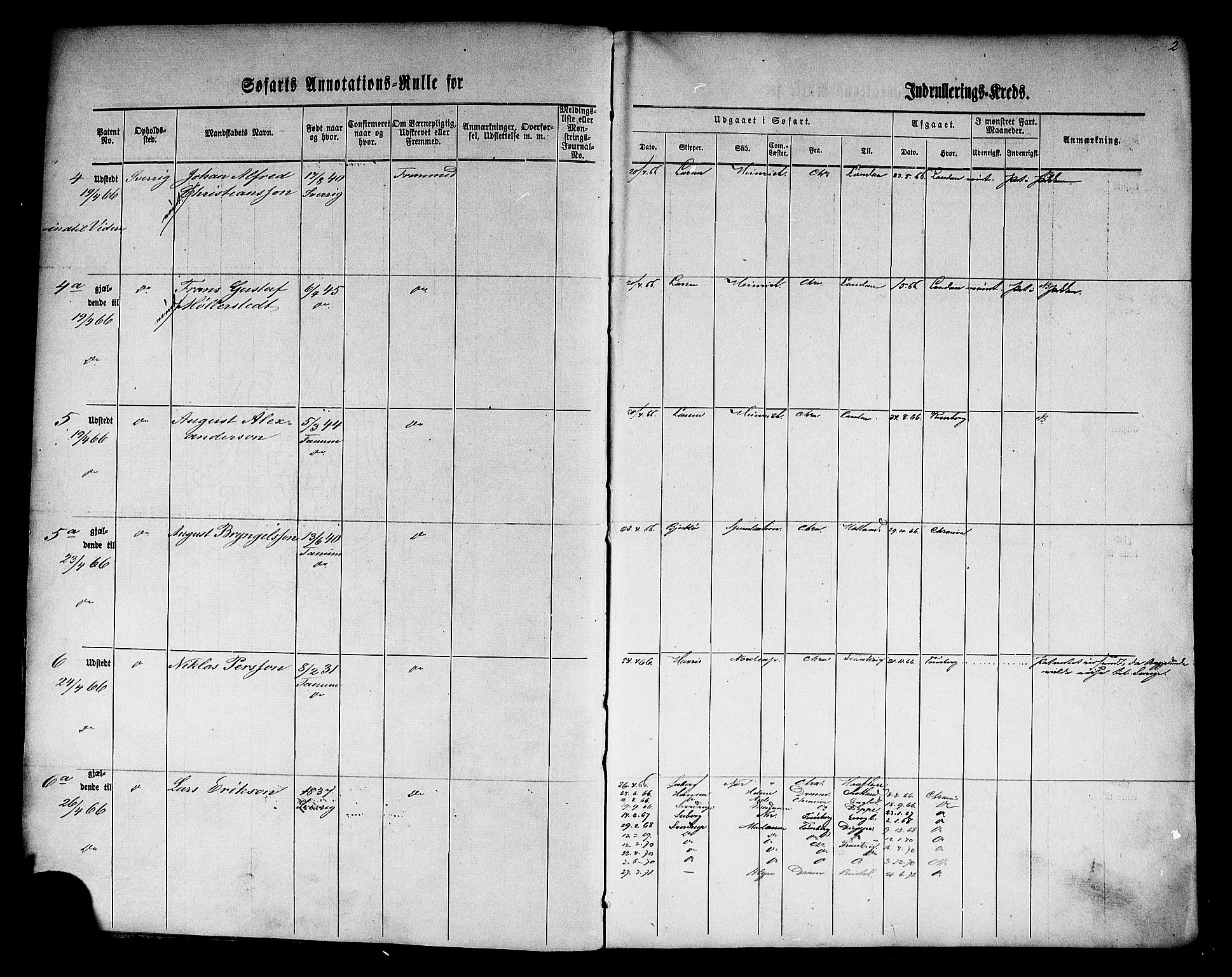 Oslo mønstringskontor, SAO/A-10569g/F/Fc/Fca/L0005: Annotasjonsrulle, 1866-1888, s. 4