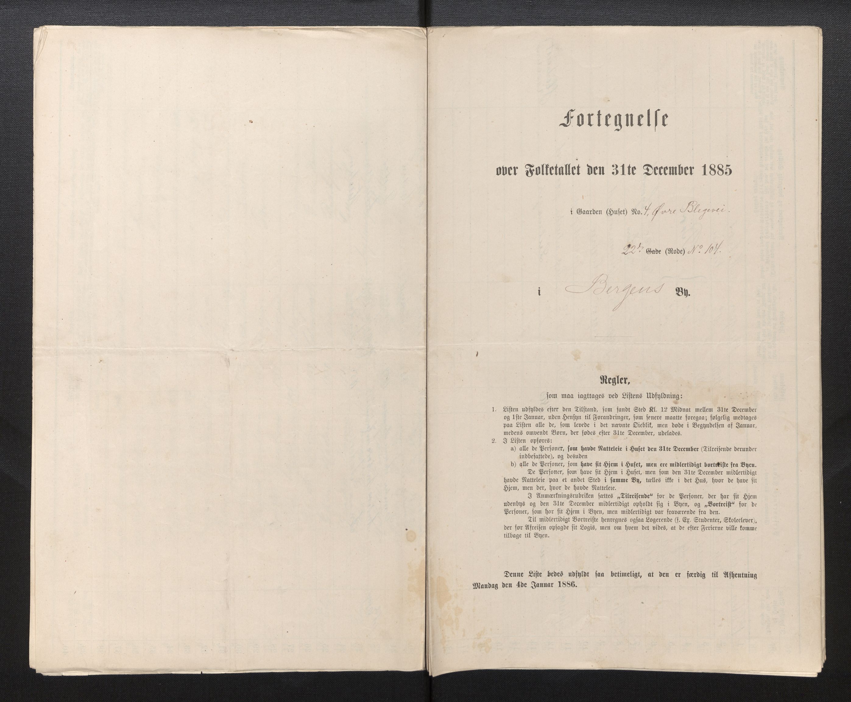 SAB, Folketelling 1885 for 1301 Bergen kjøpstad, 1885, s. 503