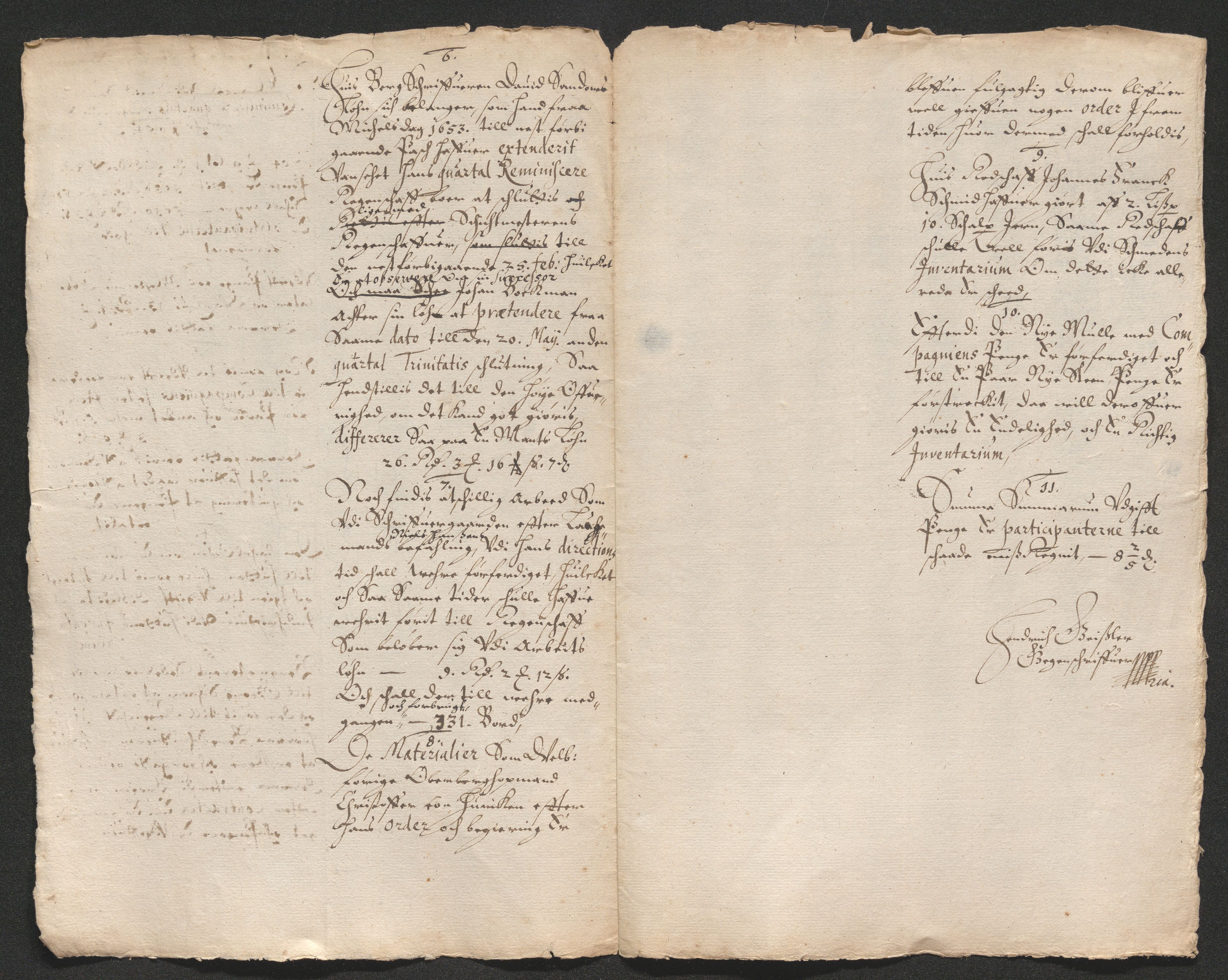 Kongsberg Sølvverk 1623-1816, AV/SAKO-EA-3135/001/D/Dc/Dcd/L0034: Utgiftsregnskap for gruver m.m. , 1651-1659, s. 232