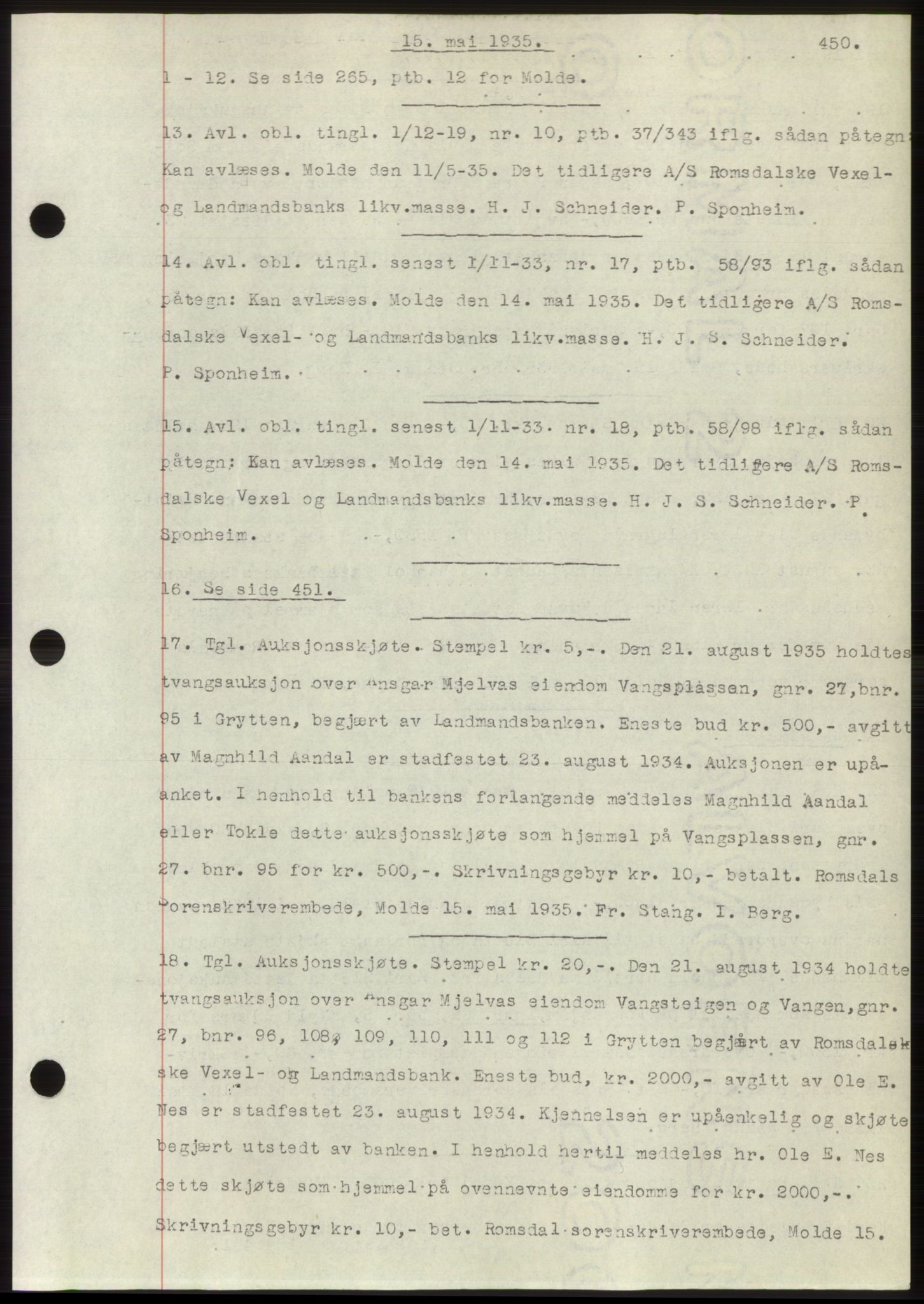 Romsdal sorenskriveri, SAT/A-4149/1/2/2C/L0066: Pantebok nr. 60, 1934-1935, Tingl.dato: 15.05.1935