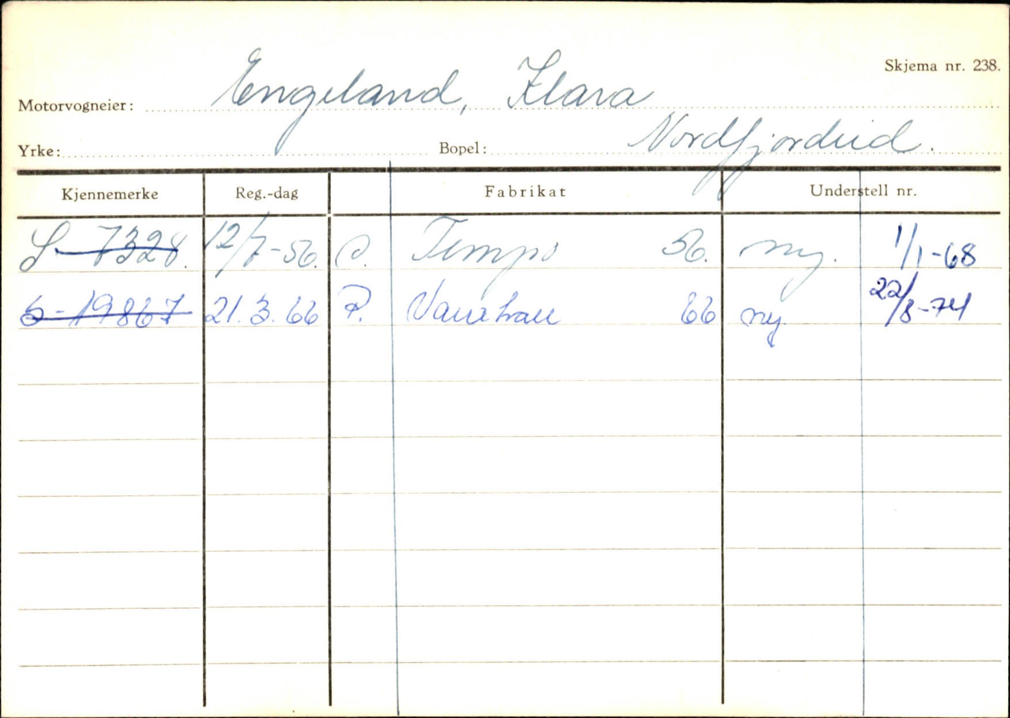 Statens vegvesen, Sogn og Fjordane vegkontor, SAB/A-5301/4/F/L0129: Eigarregistrer Eid A-S, 1945-1975, s. 438