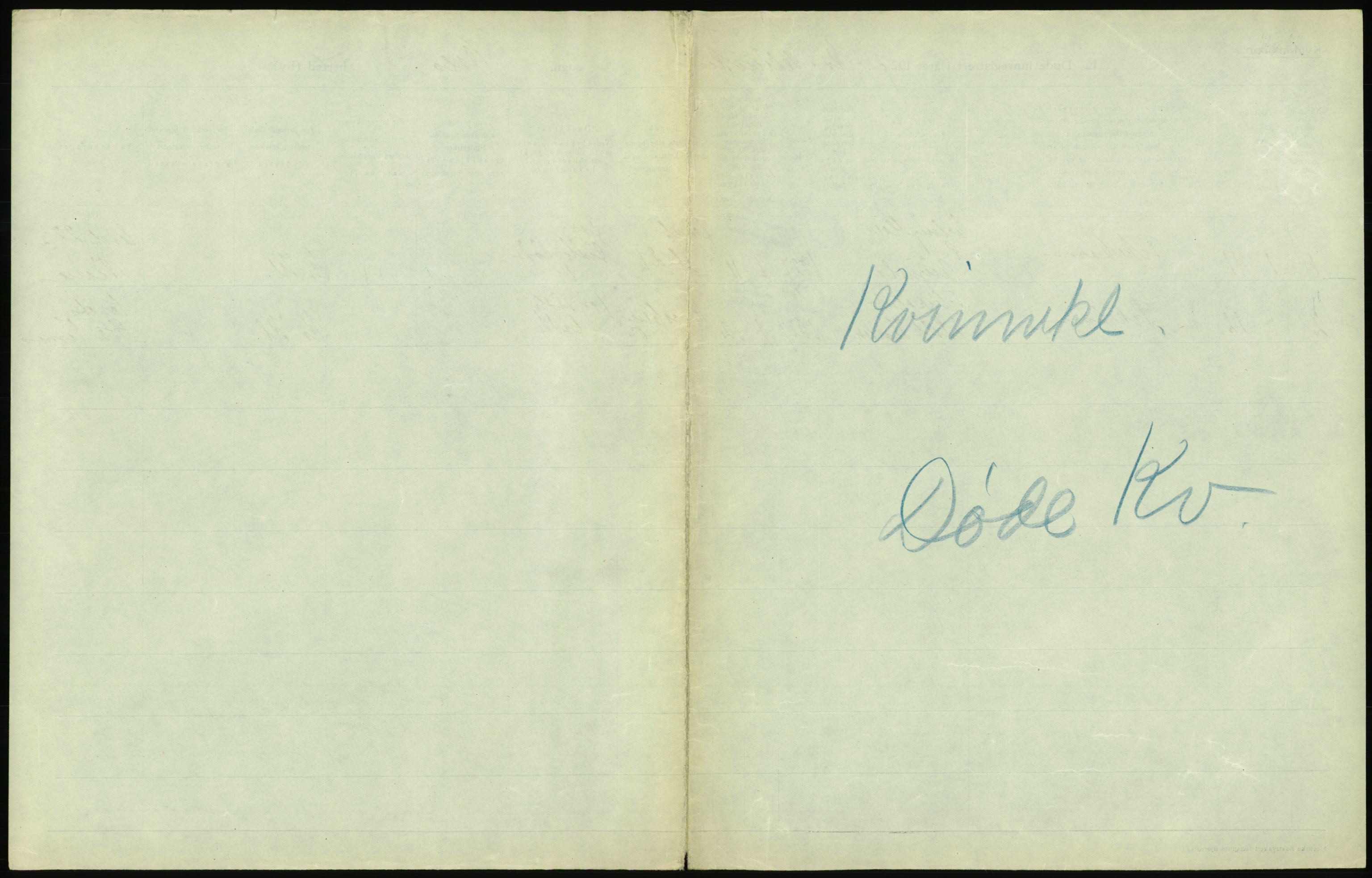 Statistisk sentralbyrå, Sosiodemografiske emner, Befolkning, AV/RA-S-2228/D/Df/Dfc/Dfcg/L0010: Oslo: Døde kvinner, dødfødte, 1927, s. 605