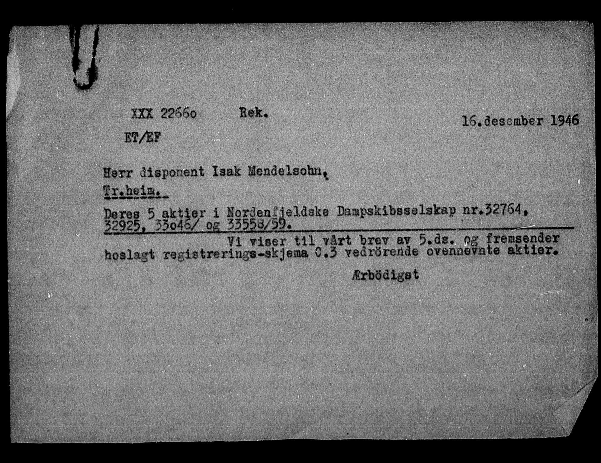 Justisdepartementet, Tilbakeføringskontoret for inndratte formuer, AV/RA-S-1564/H/Hc/Hca/L0909: --, 1945-1947, s. 30