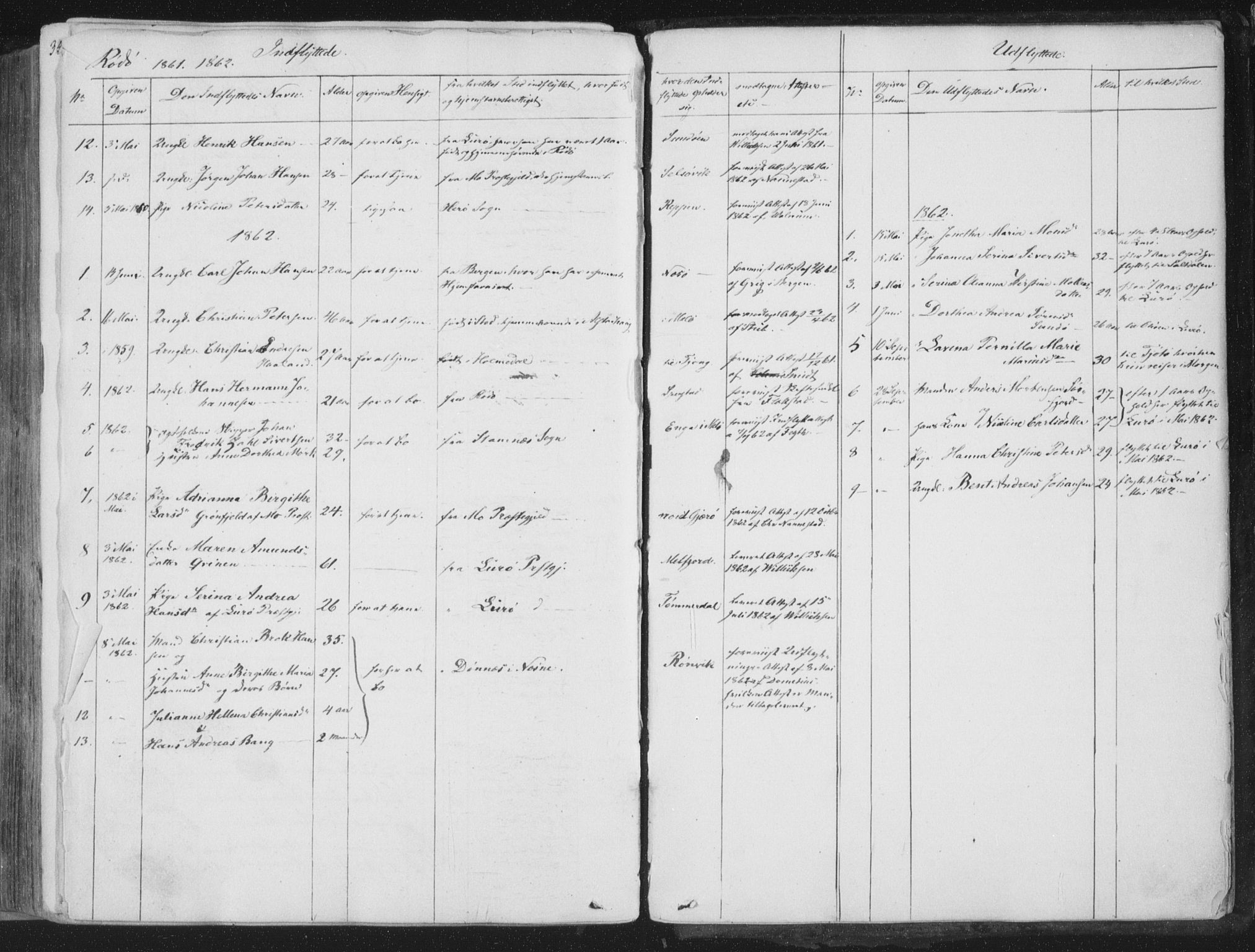 Ministerialprotokoller, klokkerbøker og fødselsregistre - Nordland, AV/SAT-A-1459/841/L0604: Ministerialbok nr. 841A09 /1, 1845-1862, s. 329