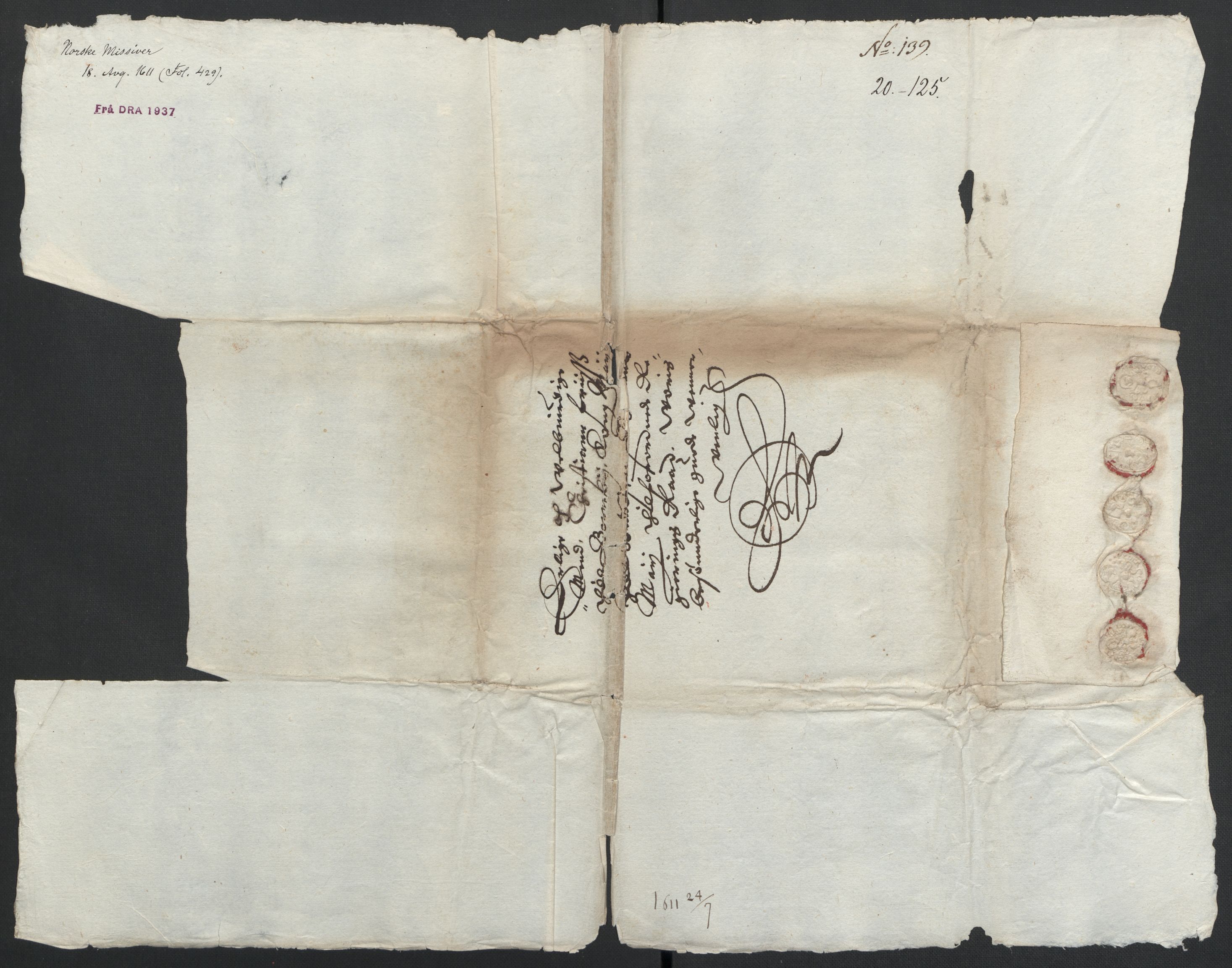 Danske Kanselli 1572-1799, AV/RA-EA-3023/F/Fc/Fcc/Fcca/L0001: Norske innlegg 1572-1799, 1574-1612, s. 315