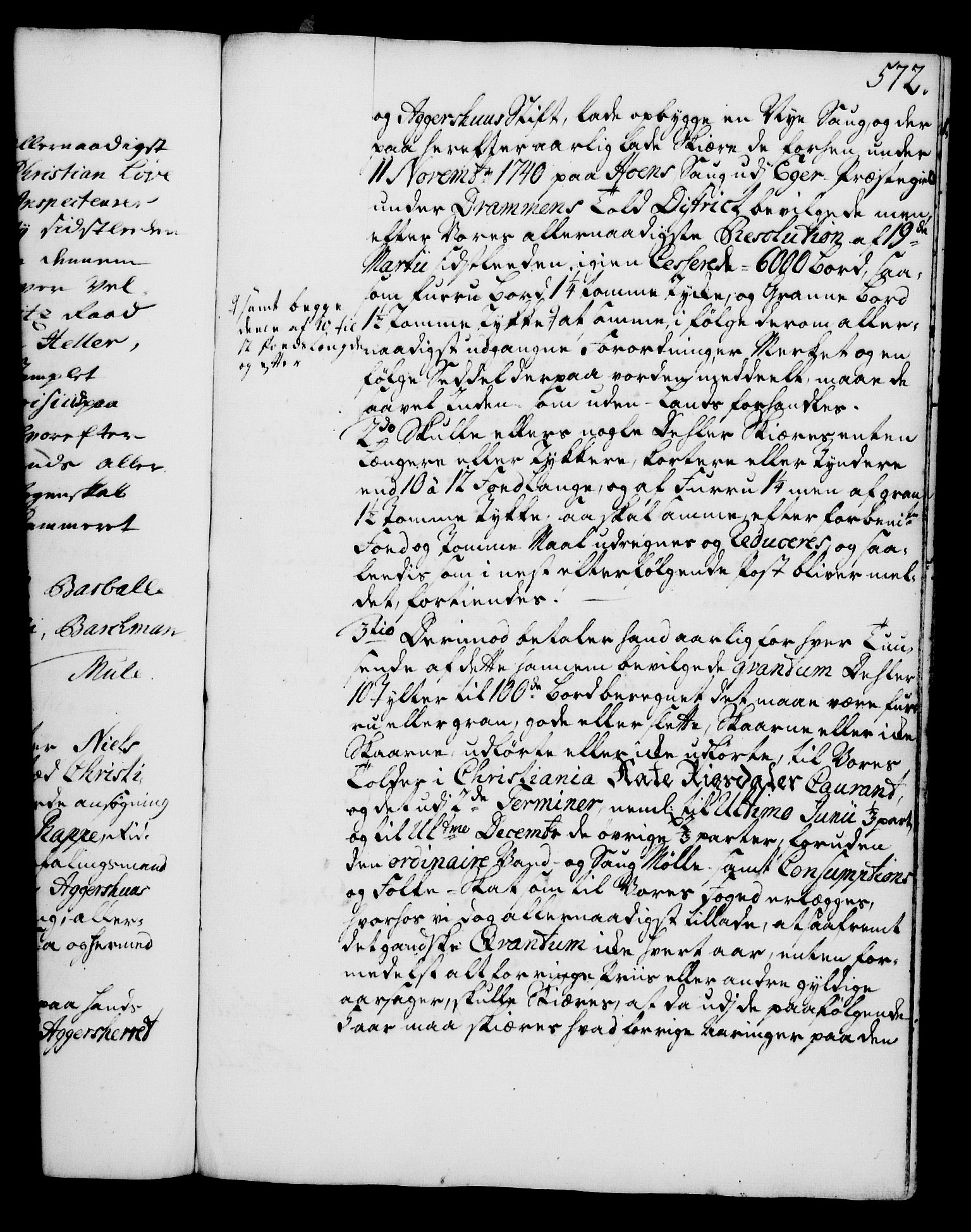 Rentekammeret, Kammerkanselliet, RA/EA-3111/G/Gg/Gga/L0005: Norsk ekspedisjonsprotokoll med register (merket RK 53.5), 1741-1749, s. 572