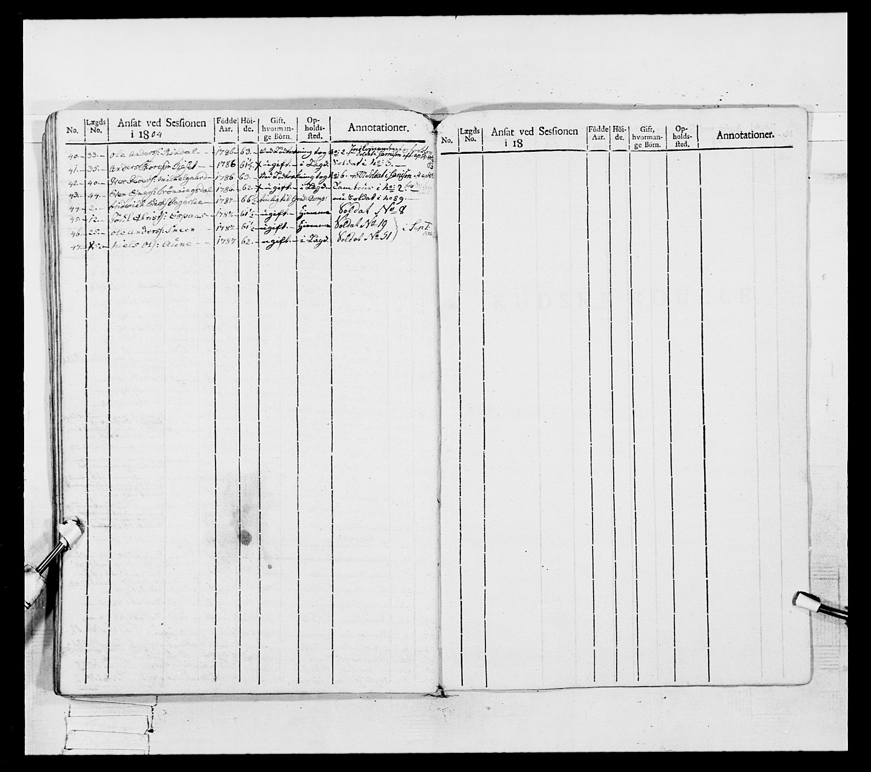 Generalitets- og kommissariatskollegiet, Det kongelige norske kommissariatskollegium, AV/RA-EA-5420/E/Eh/L0082: 2. Trondheimske nasjonale infanteriregiment, 1804, s. 92