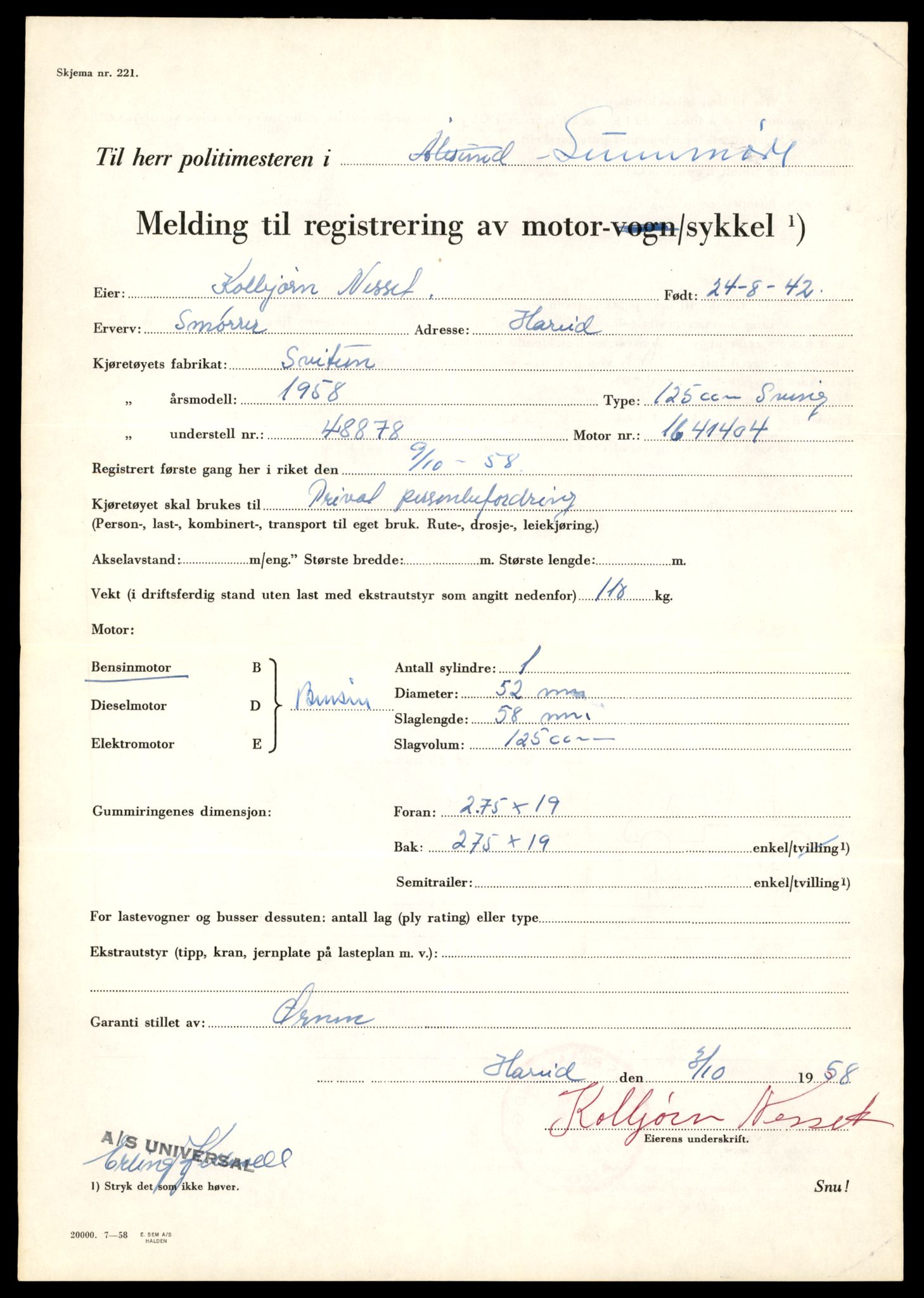 Møre og Romsdal vegkontor - Ålesund trafikkstasjon, AV/SAT-A-4099/F/Fe/L0036: Registreringskort for kjøretøy T 12831 - T 13030, 1927-1998, s. 2515