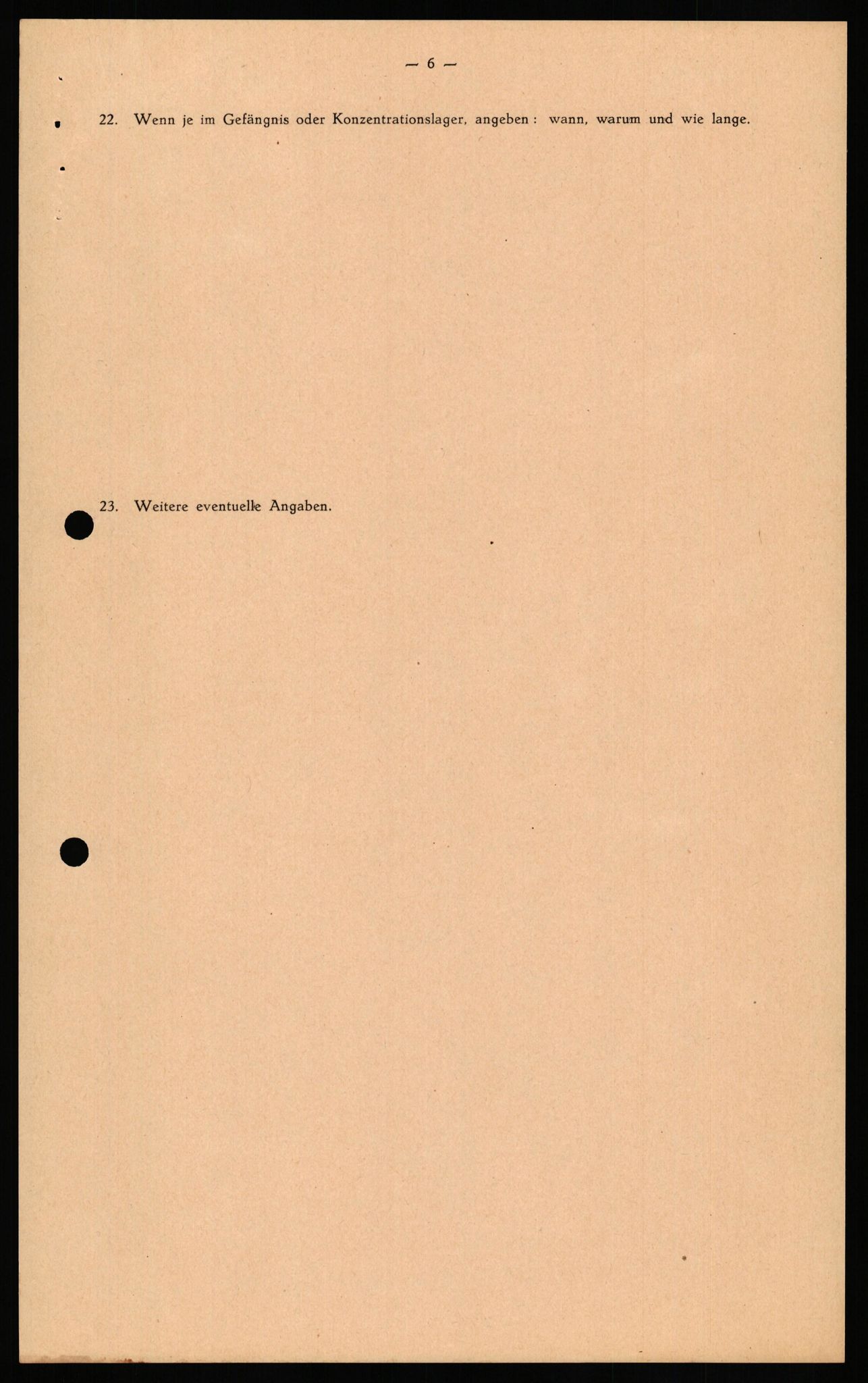 Forsvaret, Forsvarets overkommando II, RA/RAFA-3915/D/Db/L0035: CI Questionaires. Tyske okkupasjonsstyrker i Norge. Tyskere., 1945-1946, s. 415